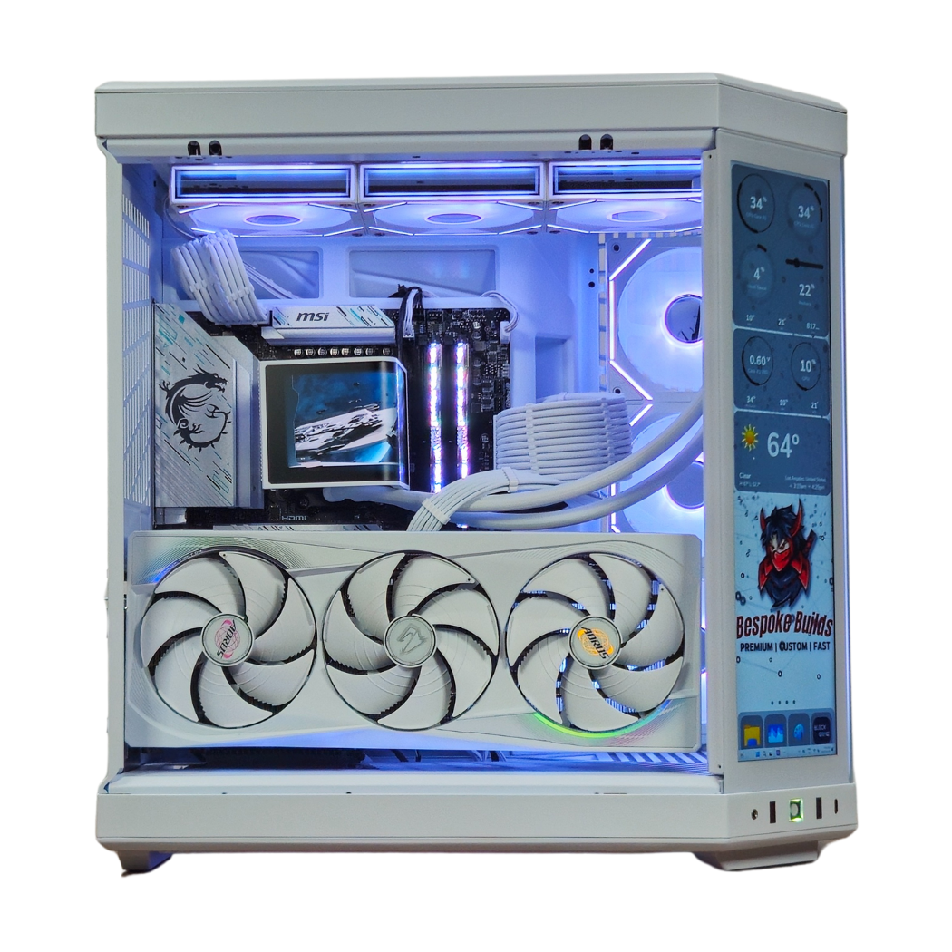 SnowFall Infinite Gaming PC - AMD Ryzen 7 9800X3D - RTX 5080 - 32GB DDR5 - 2TB SSD - Hyte Y70 Touch Infinite - TRYX LCD Cooler - Windows 11 Pro - Ai & VR Ready