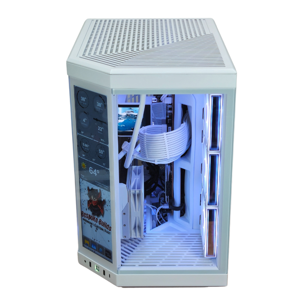 SnowFall Infinite Gaming PC - AMD Ryzen 7 9800X3D - RTX 5080 - 32GB DDR5 - 2TB SSD - Hyte Y70 Touch Infinite - TRYX LCD Cooler - Windows 11 Pro - Ai & VR Ready