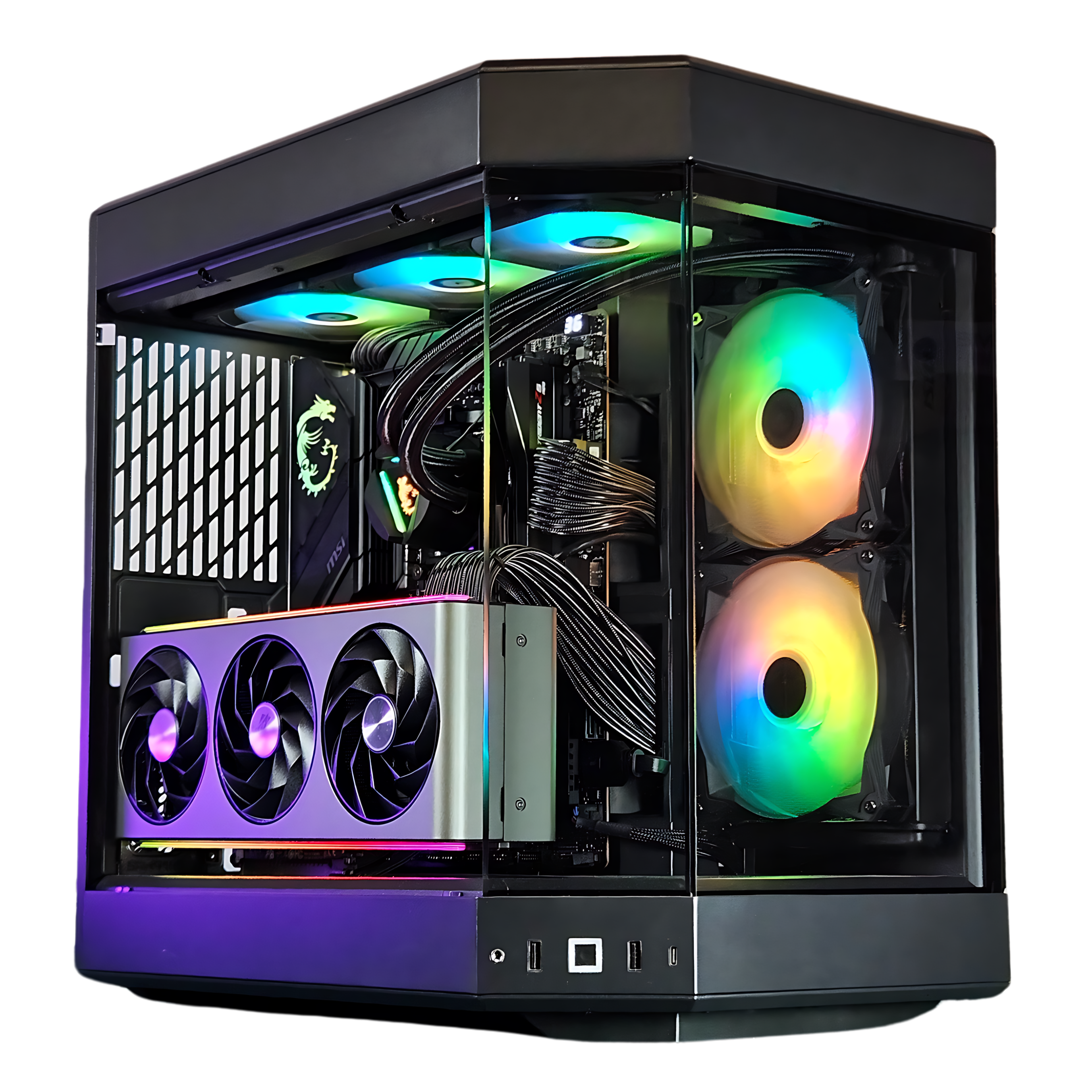 Black Mamba - Custom Gaming PC - RYZEN 7 7800X3D - RX 7900XTX 24GB - 2TB M.2 SSD