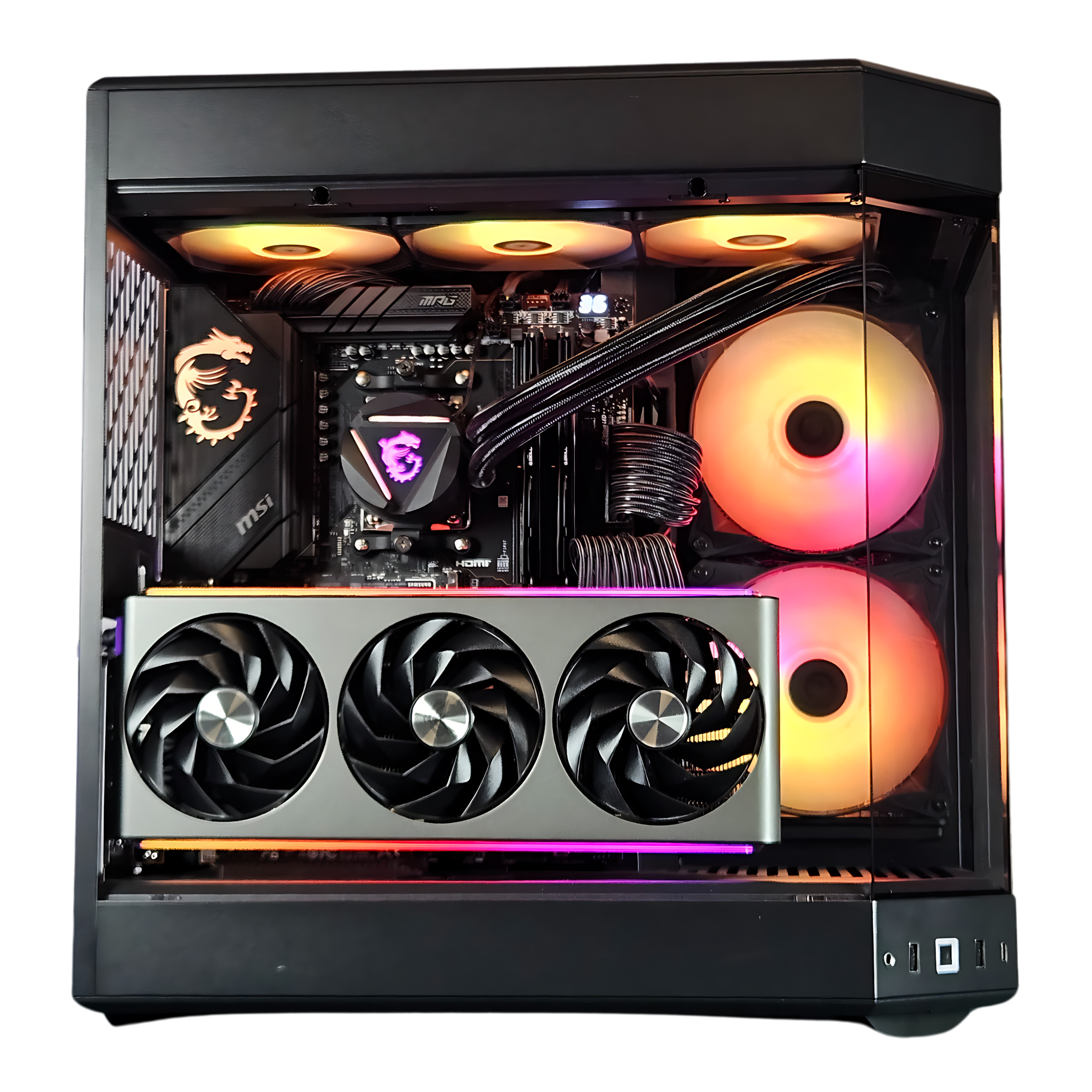 Black Mamba - Custom Gaming PC - RYZEN 7 7800X3D - RX 7900XTX 24GB - 2TB M.2 SSD