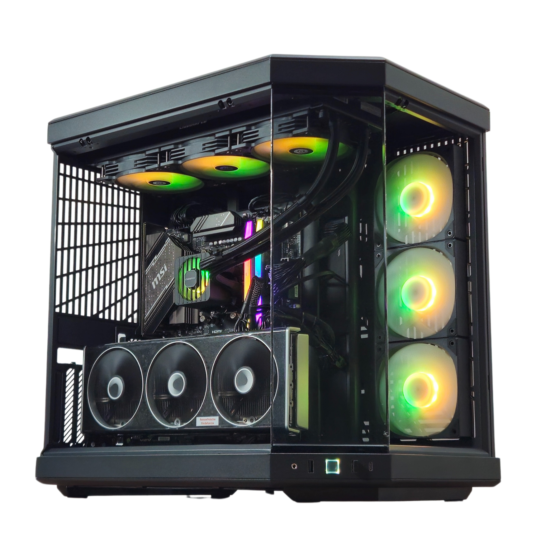 Black Mamba V2 - Custom Gaming PC - RYZEN 7 7800X3D - RX 9070XT 16GB -