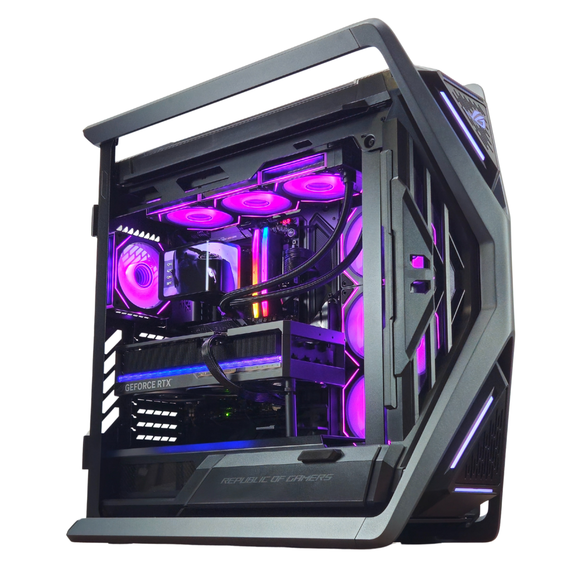 Gaming Desktop PC - RYZEN 9 9900X3D - RTX 5090 - 4TB SSD - 96GB DDR5 - 1200W - AI & VR Compatible Gaming PC