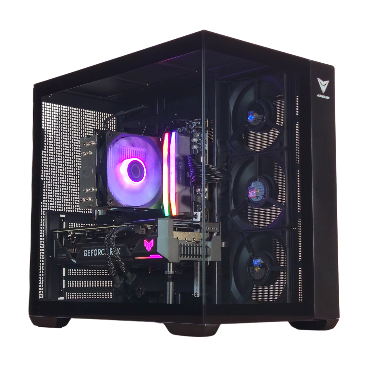 BESPOKE Onyx Mini - Gaming Desktop PC - RYZEN 7 9800X3D - RTX 5080 - 2TB SSD - 32GB DDR5 - 850W - AI & VR Compatible Gaming PC