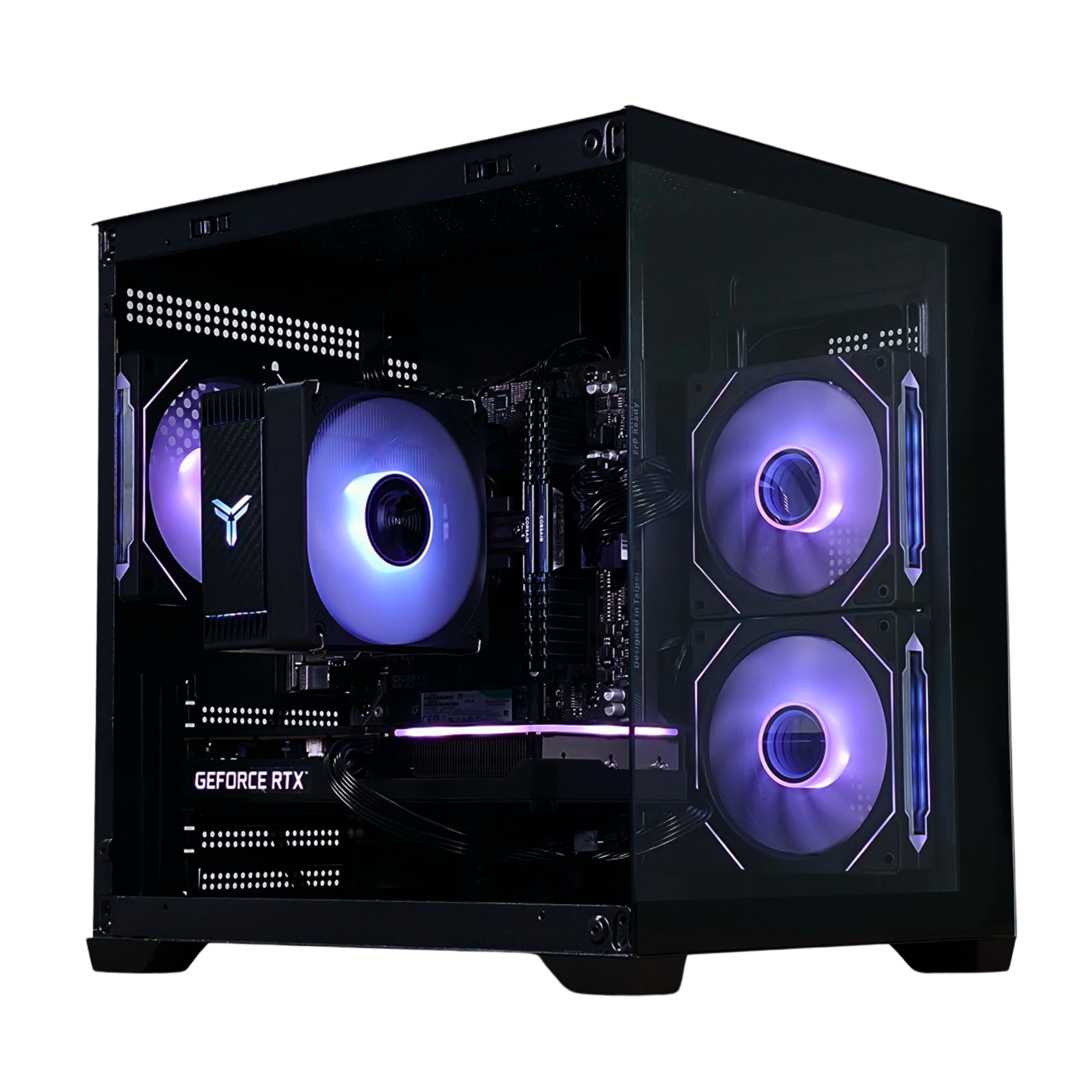 Atom Mini Gaming PC – AMD Ryzen 5 3600 6-Core 4.2GHz, NVIDIA GeForce RTX 3060 Ti 8GB, 16GB DDR4 RAM, 512GB SSD, WiFi & Bluetooth, Windows 11 Pro, FREE Gaming Keyboard & Mouse – Prebuilt Gaming Desktop Computer