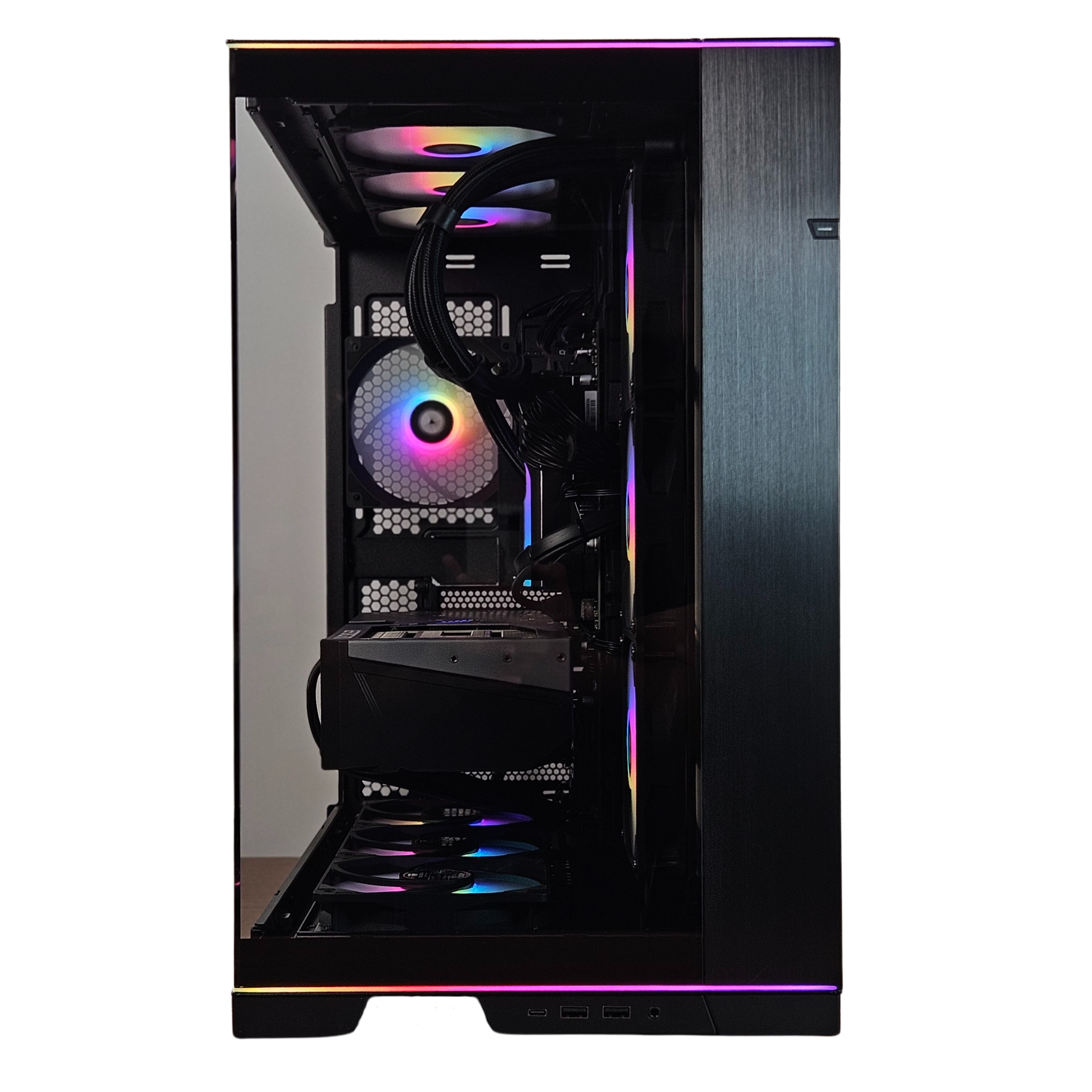 Dark Knight V2 Gaming PC - RTX 5080 - Ryzen 7 9800X3D - 32GB DDR5 RAM - 2TB M.2 SSD - Windows 11 Pro - AI & VR Ready