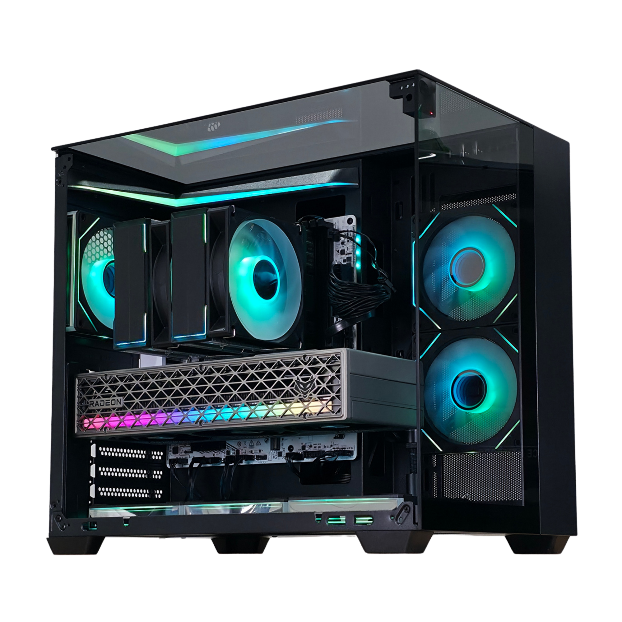 Bespoke Builds ECLIPSE Gaming PC – AMD Ryzen 7 9800X3D 8-Core 5.2GHz, AMD Radeon RX 9070 16GB, 32GB DDR5 RAM, 2TB NVMe SSD, WiFi & Bluetooth, Windows 11 Pro, RX 9070 – Prebuilt Gaming Desktop Computer