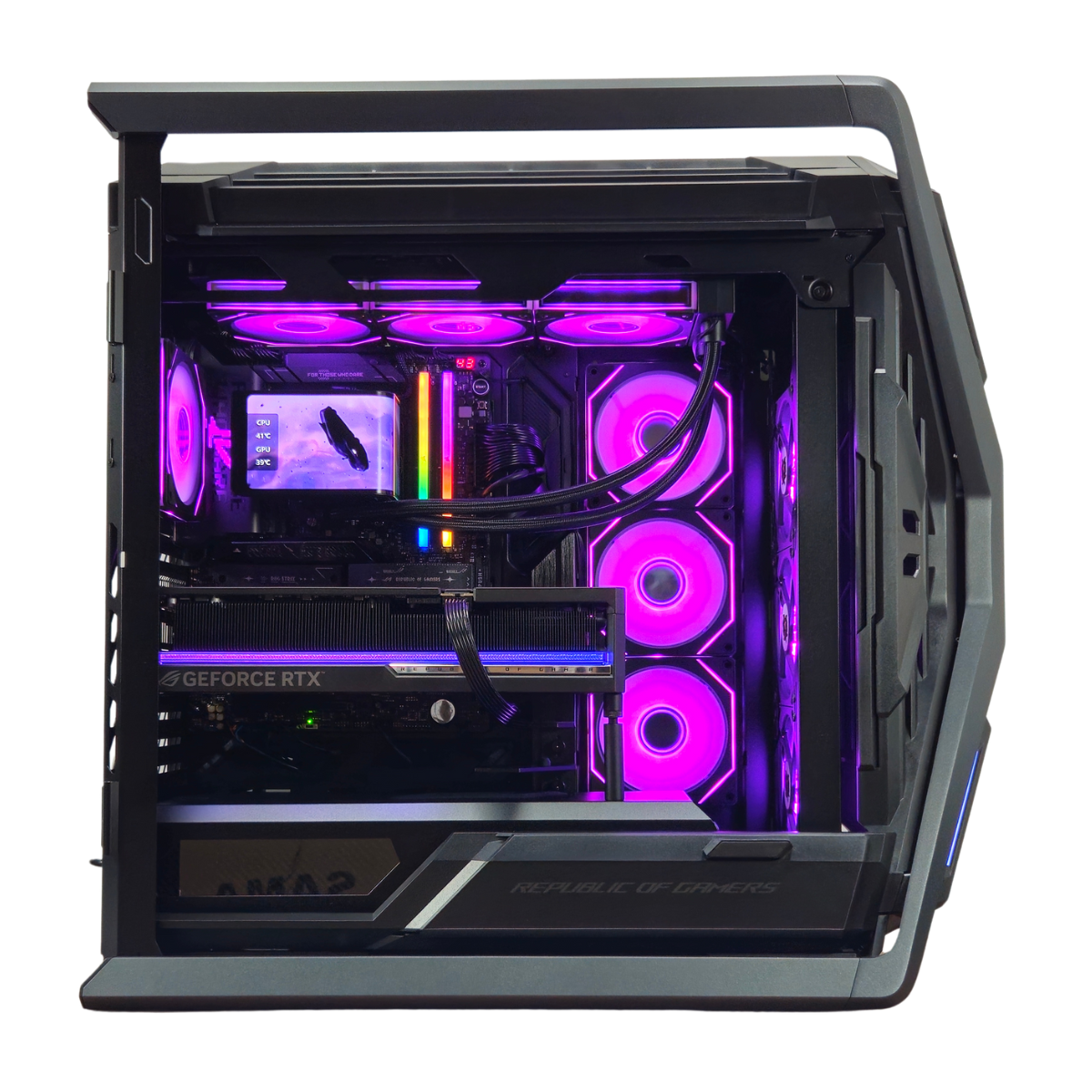 Gaming Desktop PC - RYZEN 9 9900X3D - RTX 5090 - 4TB SSD - 96GB DDR5 - 1200W - AI & VR Compatible Gaming PC