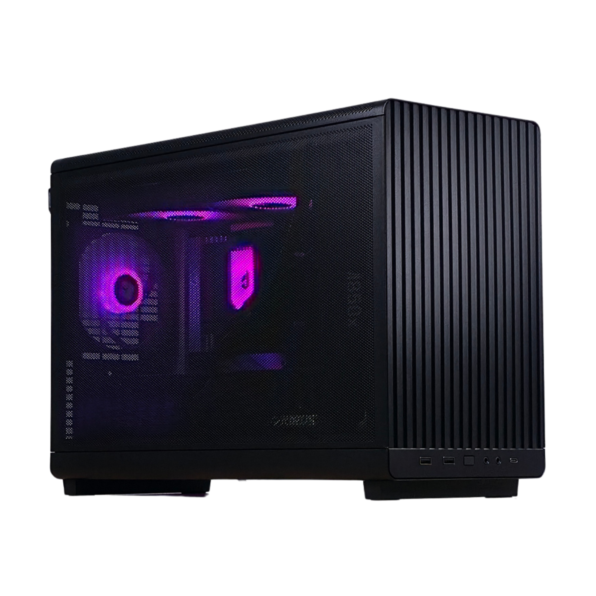 CUBE Compact Gaming PC – AMD Ryzen 7 7800X3D 8-Core, AMD Radeon RX 9070 XT 16GB, 32GB DDR5 RAM, 2TB SSD, Lian Li A3 Case, 240mm Liquid Cooler, Windows 11 Pro, SteamOS Option Available – Steam Machine Alternative Small Form Factor Desktop
