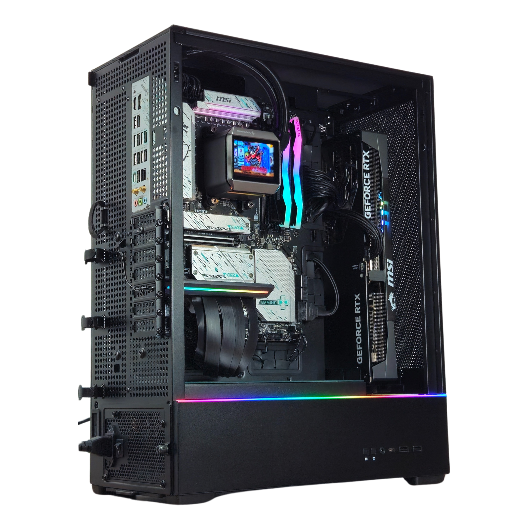 Bespoke Tower PC - Ryzen 7-7800X3D - RTX 5070Ti - 32GB DDR5 - 2TB SSD - 1000W POWER SUPPLY - AI & VR Ready