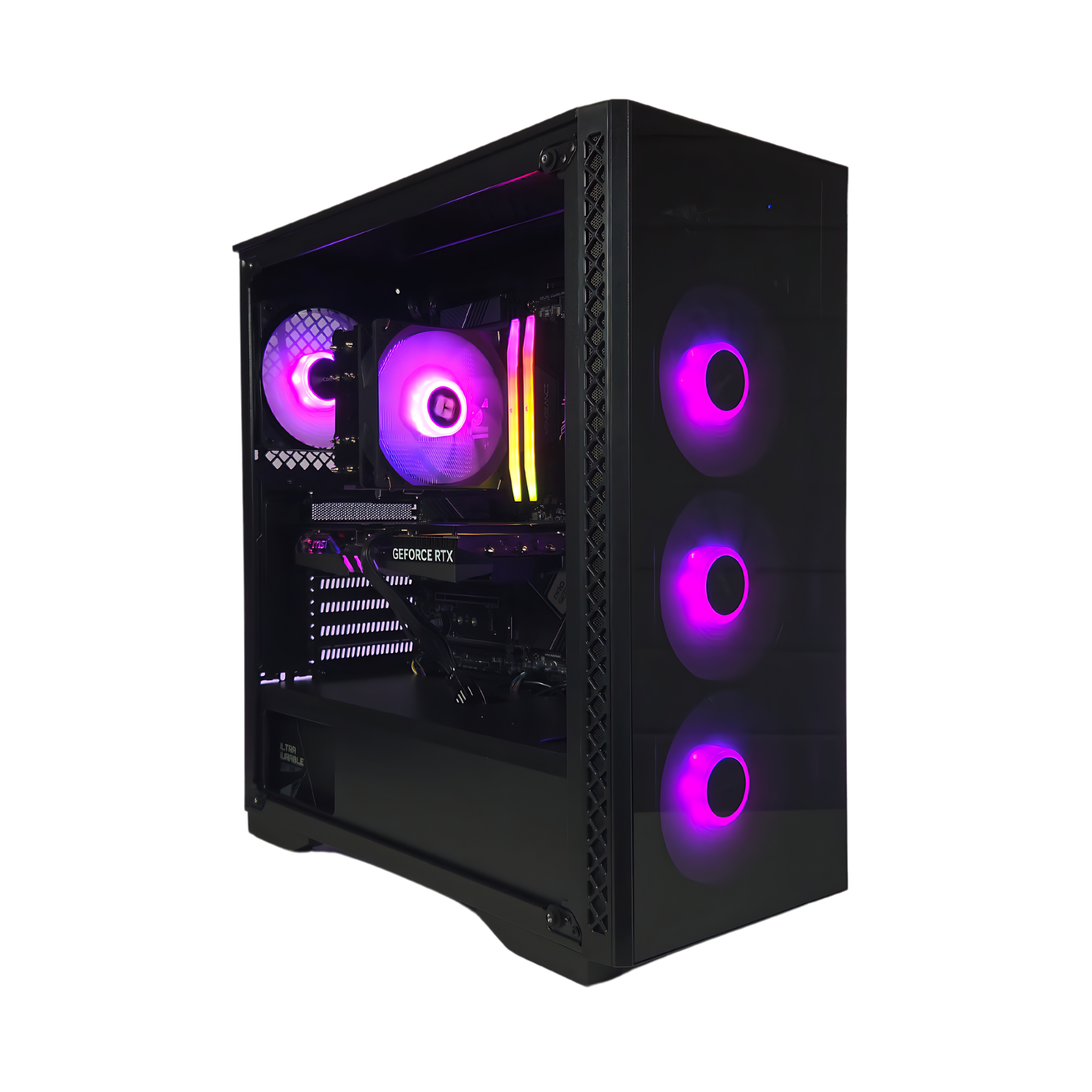 Bespoke Budget Gaming PC - RYZEN 7 7800X3D - RTX 5070 - 32GB DDR5 - 1TB SSD - Win 11 PRO - AI Ready - VR Compatible - Black