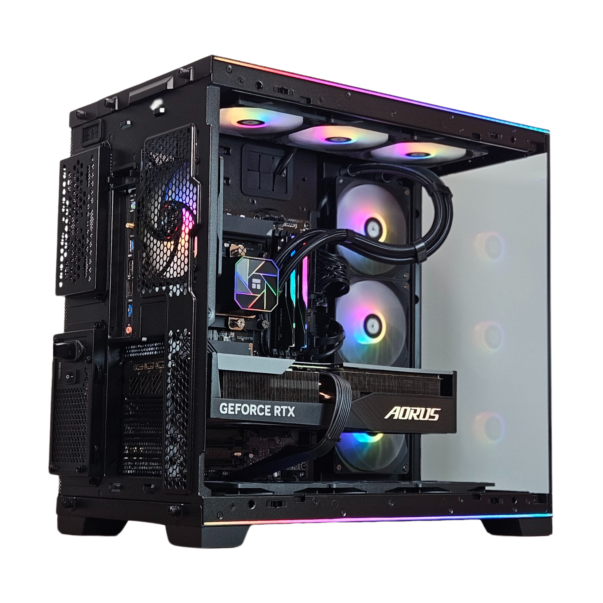 Dark Knight V2 Gaming PC - RTX 5080 - Ryzen 7 9800X3D - 32GB DDR5 RAM - 2TB M.2 SSD - Windows 11 Pro - AI & VR Ready