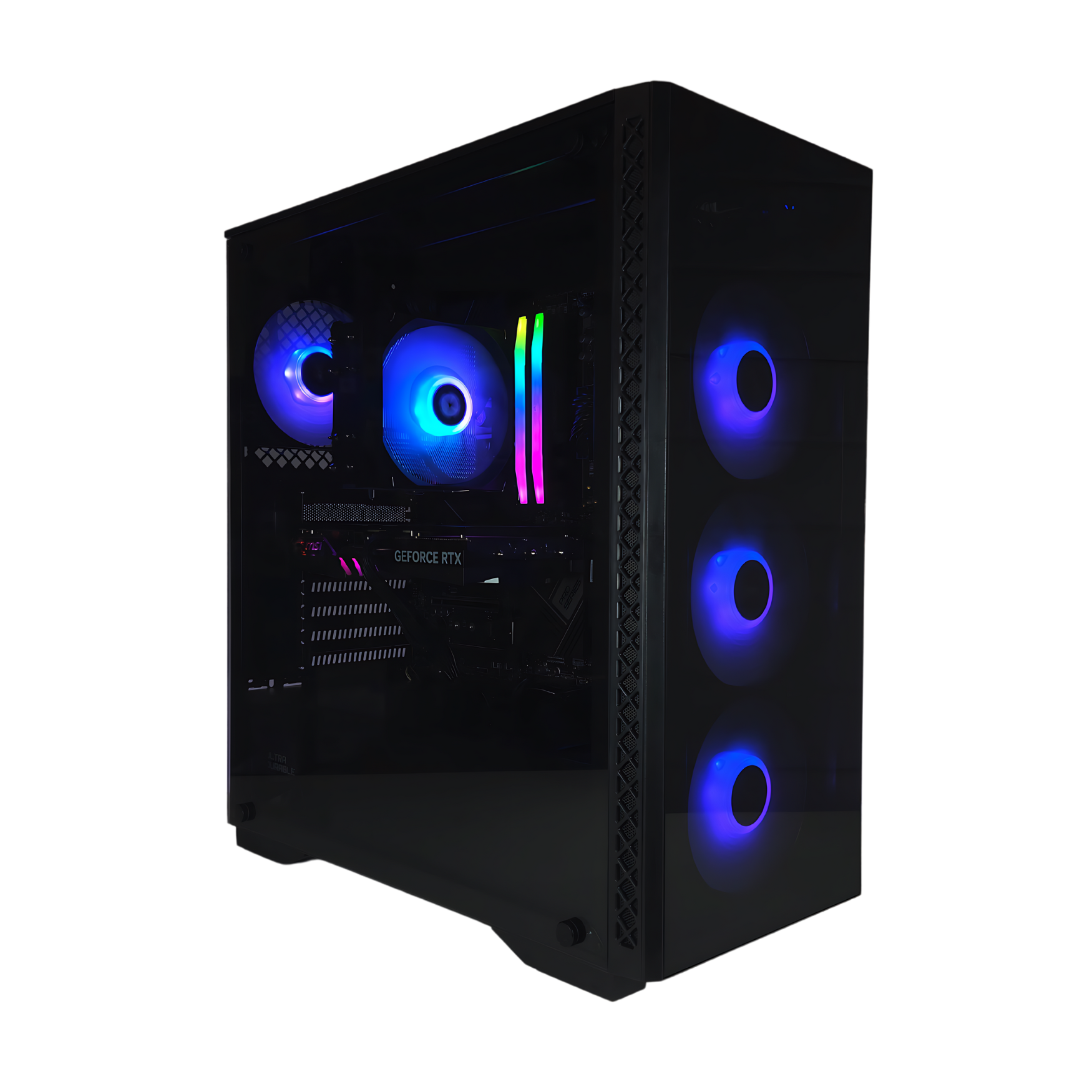 Bespoke Budget Gaming PC - RYZEN 7 7800X3D - RTX 5070 - 32GB DDR5 - 1TB SSD - Win 11 PRO - AI Ready - VR Compatible - Black