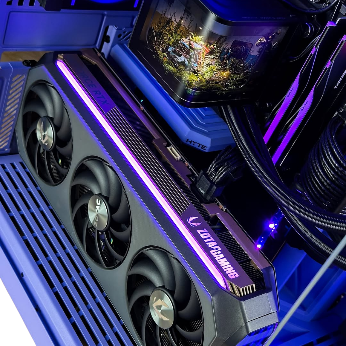 Bespoke Taro Milk Gaming PC - Ryzen 7 9700X - RTX 5070 - 32GB DDR5 - 1TB SSD - Hyte Y70 Taro Milk - Wifi & Bluetooth