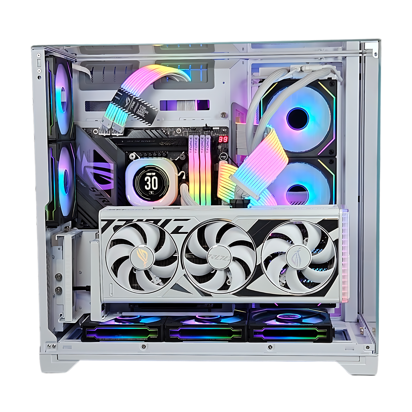 White Privilege™ V2 Gaming PC - Intel i9 14900K - RTX 4090 ASUS ROG STRIX - ASUS ROG Z790 HERO MAXIMUS - 4TB M.2 SSD