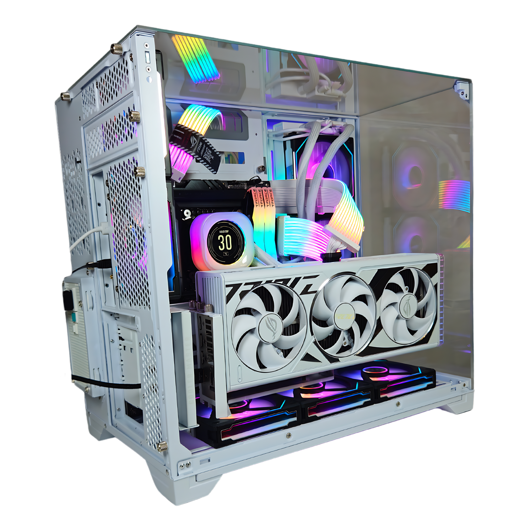 White Privilege™ V2 Gaming PC - Intel i9 14900K - RTX 4090 ASUS ROG STRIX - ASUS ROG Z790 HERO MAXIMUS - 4TB M.2 SSD
