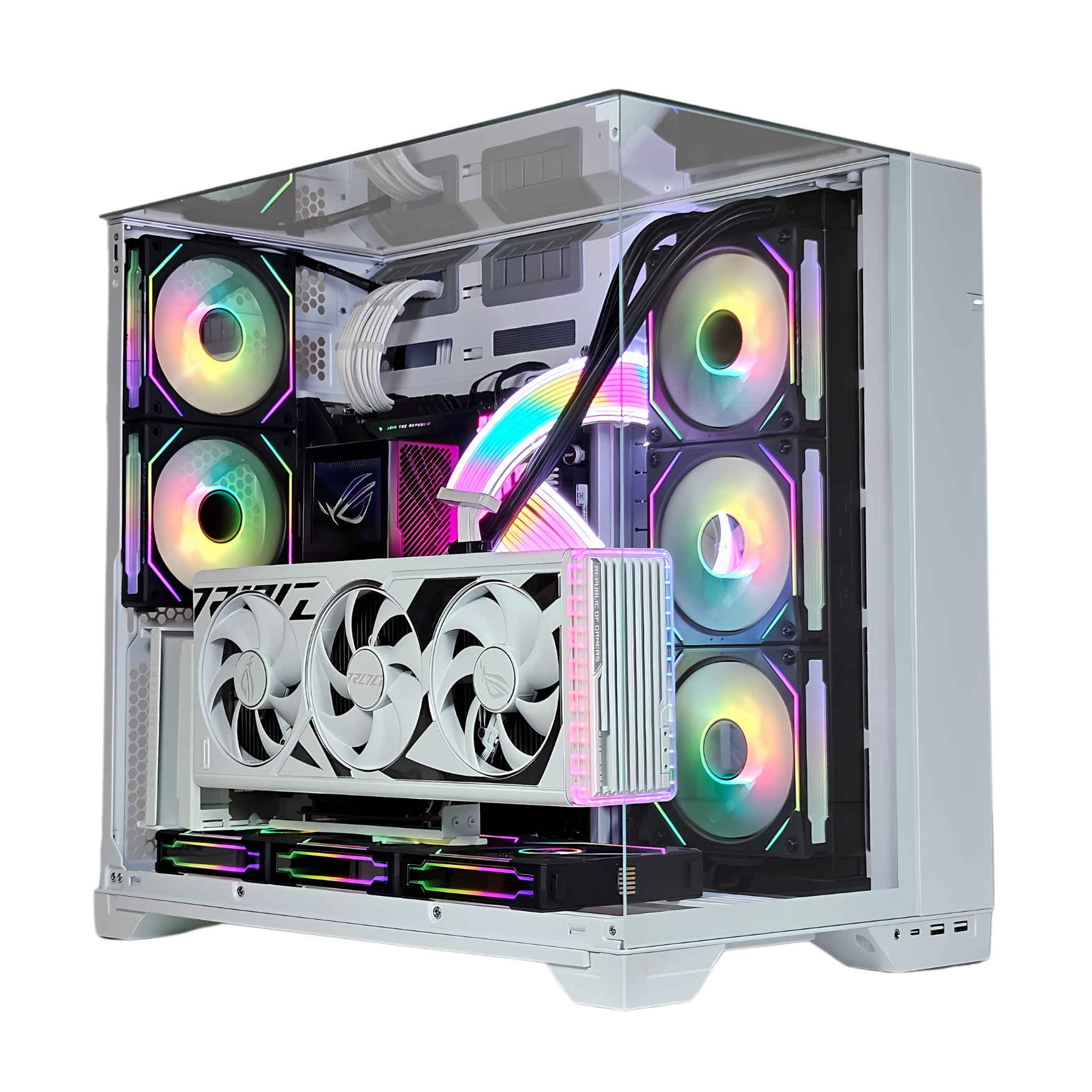 White Privilege™ Gaming PC Intel i9 14900K RTX 4090 ASUS ROG STRIX