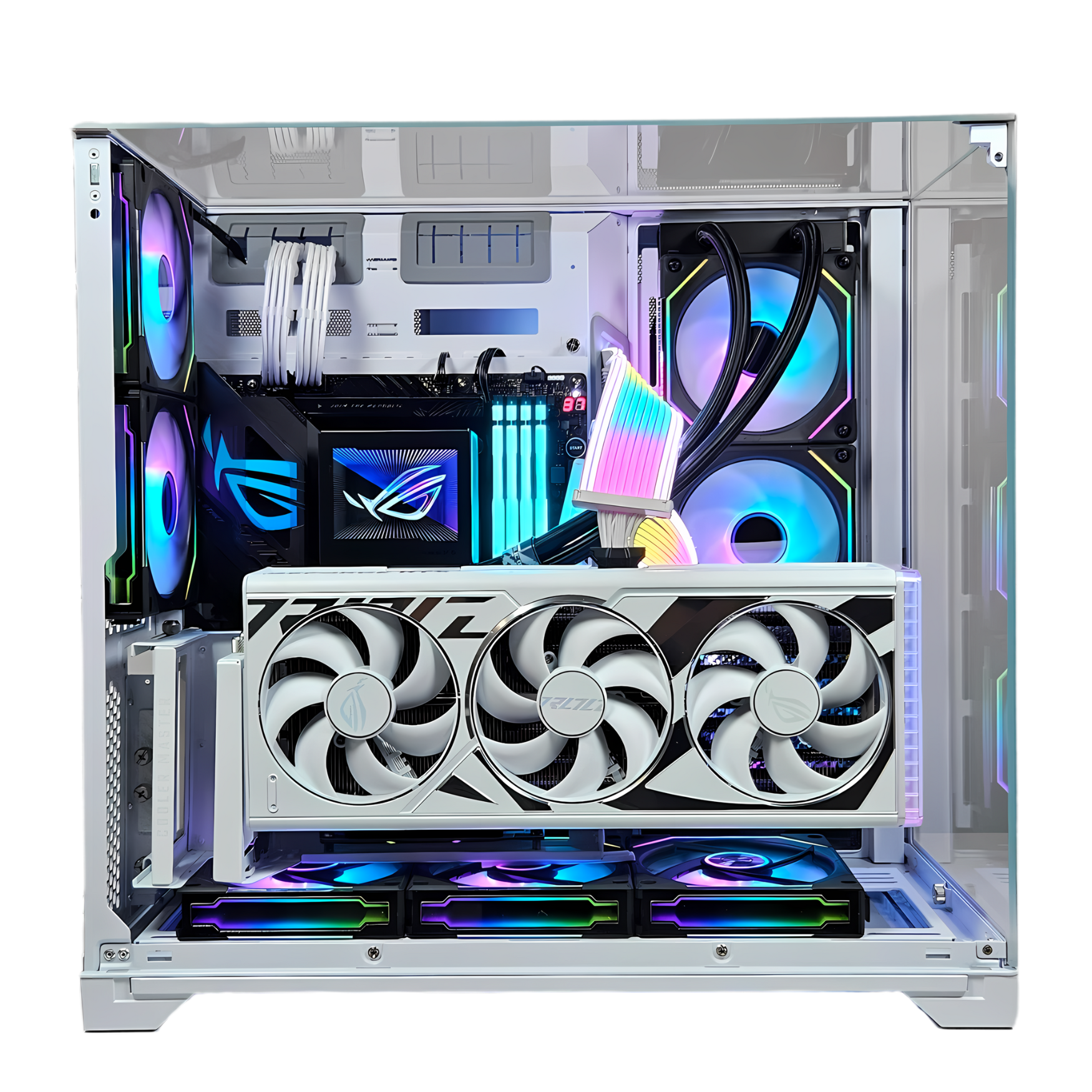 White Privilegeβ’ Gaming PC - Intel i9 14900K - RTX 4090 ASUS ROG STRIX - ASUS ROG Z790-E Strix - 4TB M.2 SSD