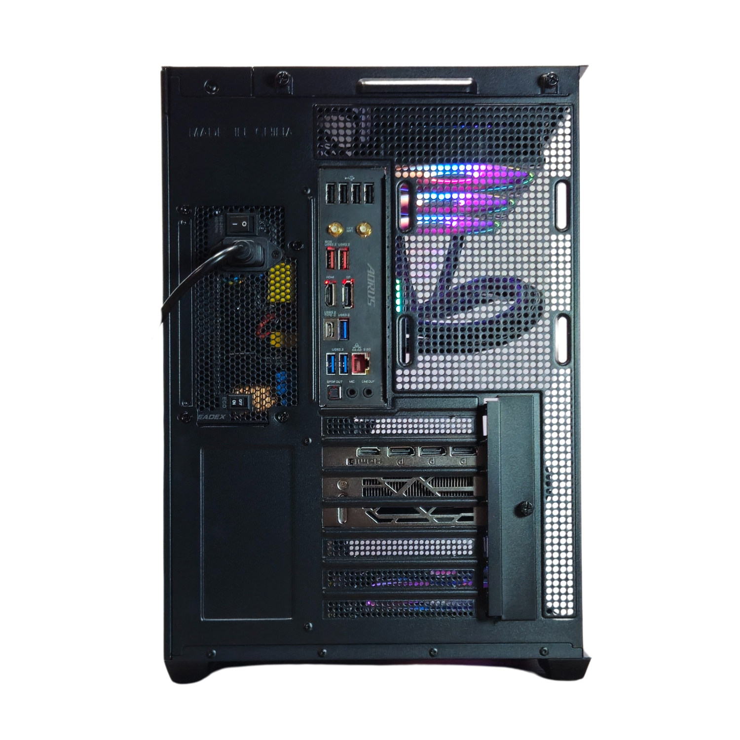 BESPOKE Obsidian Mini V3 - Gaming Desktop PC - RYZEN 9 9950X3D - RTX 5090 - 4TB SSD - 32GB/96GB DDR5 - 1200W - AI & VR Compatible Gaming PC