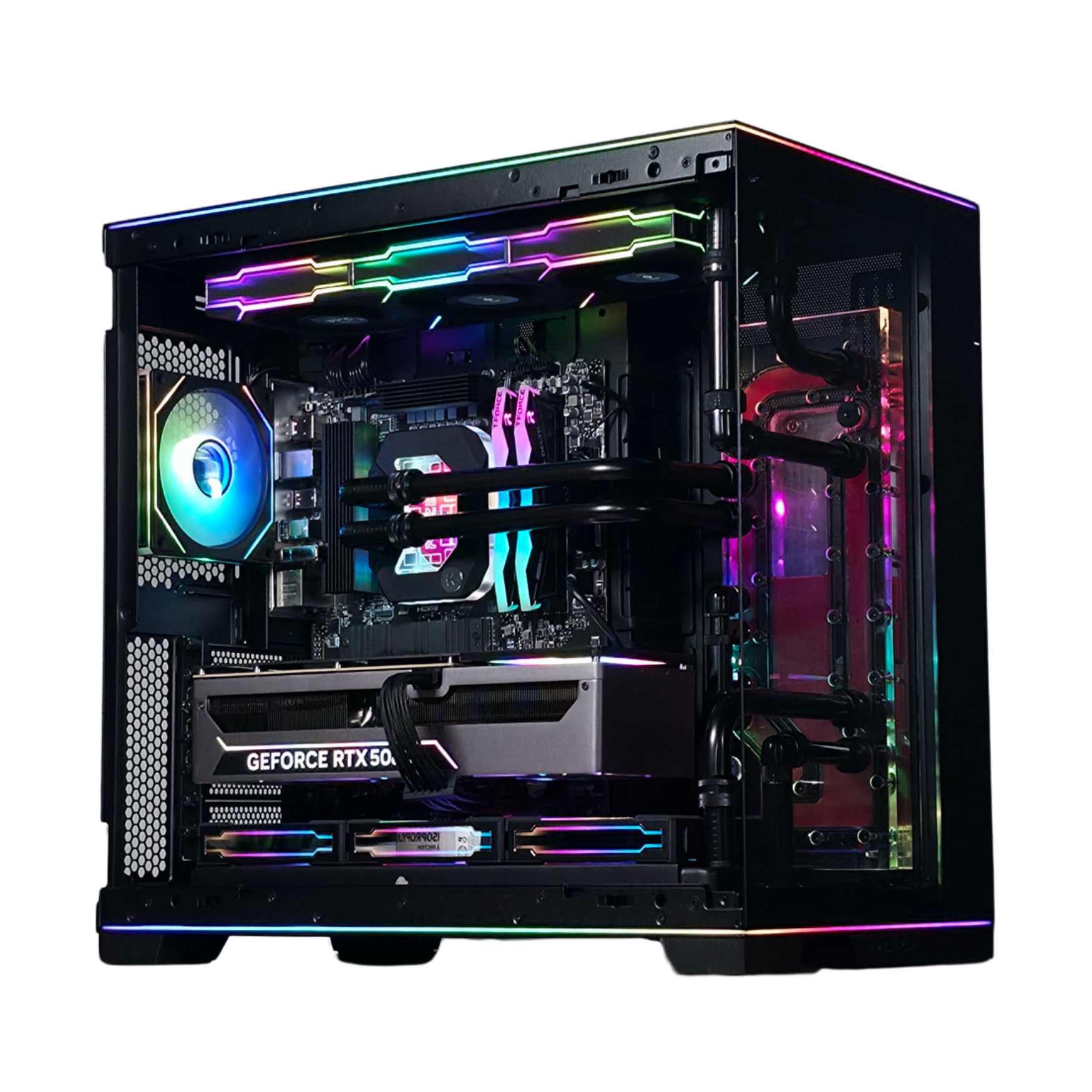 Atom Ultimate - Gaming & Creator Powerhouse | Custom Hard Line Water-Cooled PC | RTX 5080 | Ryzen 7 9800X3D | 64GB DDR5 | 4TB NVMe