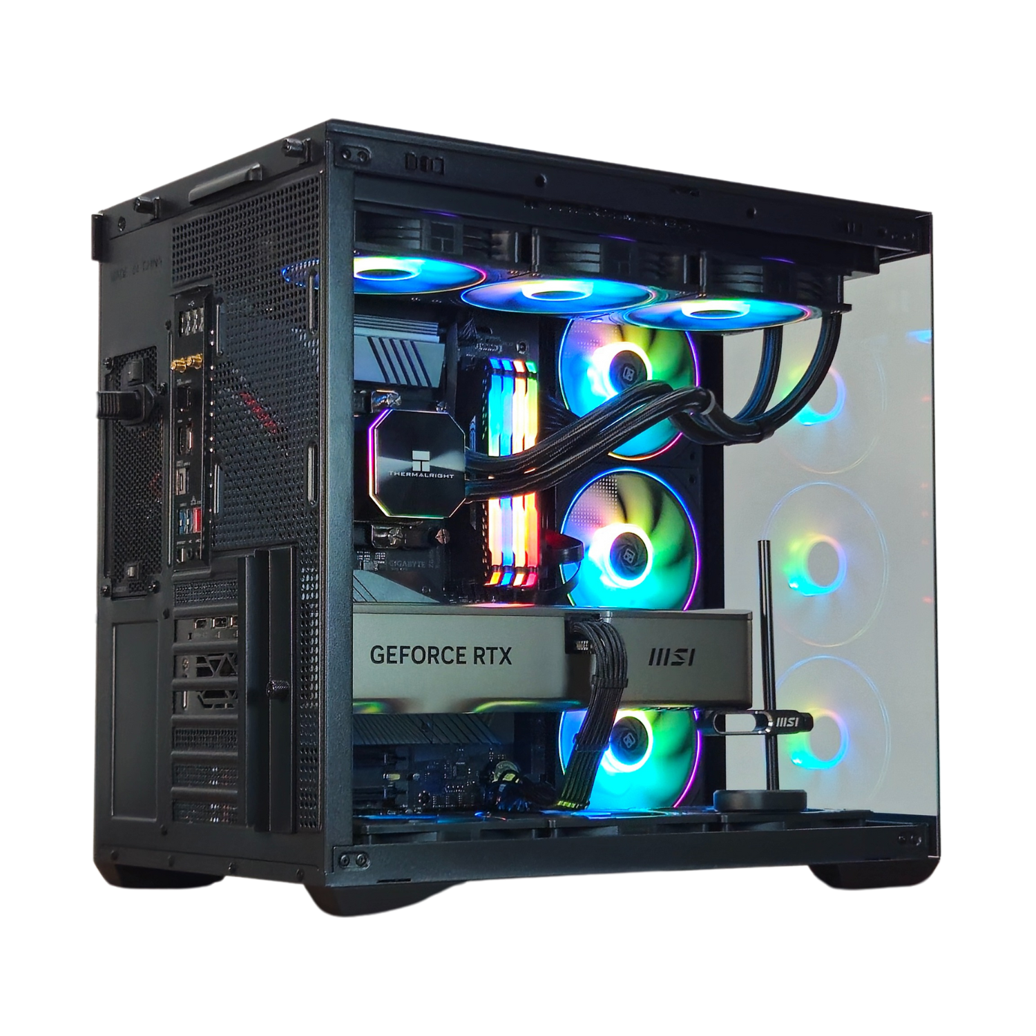 BESPOKE Obsidian Mini V3 - Gaming Desktop PC - RYZEN 9 9950X3D - RTX 5090 - 4TB SSD - 32GB/96GB DDR5 - 1200W - AI & VR Compatible Gaming PC