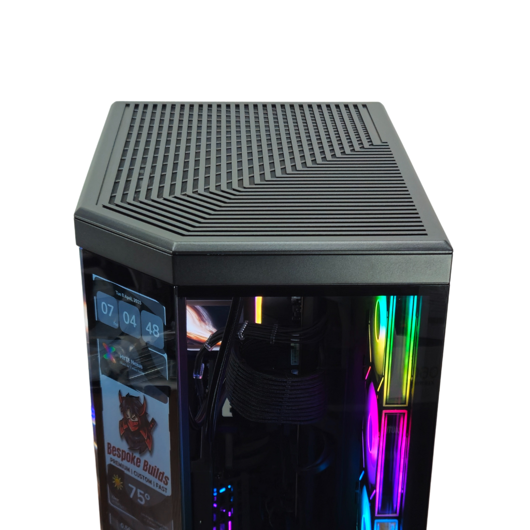 Bespoke Infinite Gaming PC - AMD Ryzen 7 9800X3D - RTX 5080 - 32GB DDR5 - 2TB SSD - Hyte Y70 Touch Infinite - TRYX LCD Cooler - Windows 11 Pro - Ai & VR Ready