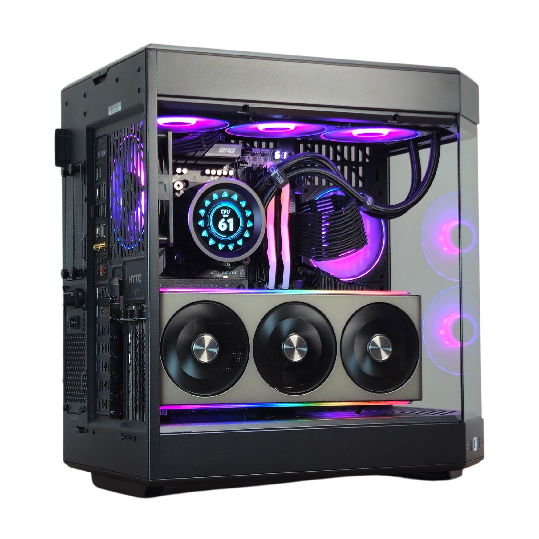 Black Mamba V2 - Custom Gaming PC - RYZEN 7 7800X3D - RX 9070XT 16GB - 32GB DDR5 - 4TB SSD - AI & VR Ready