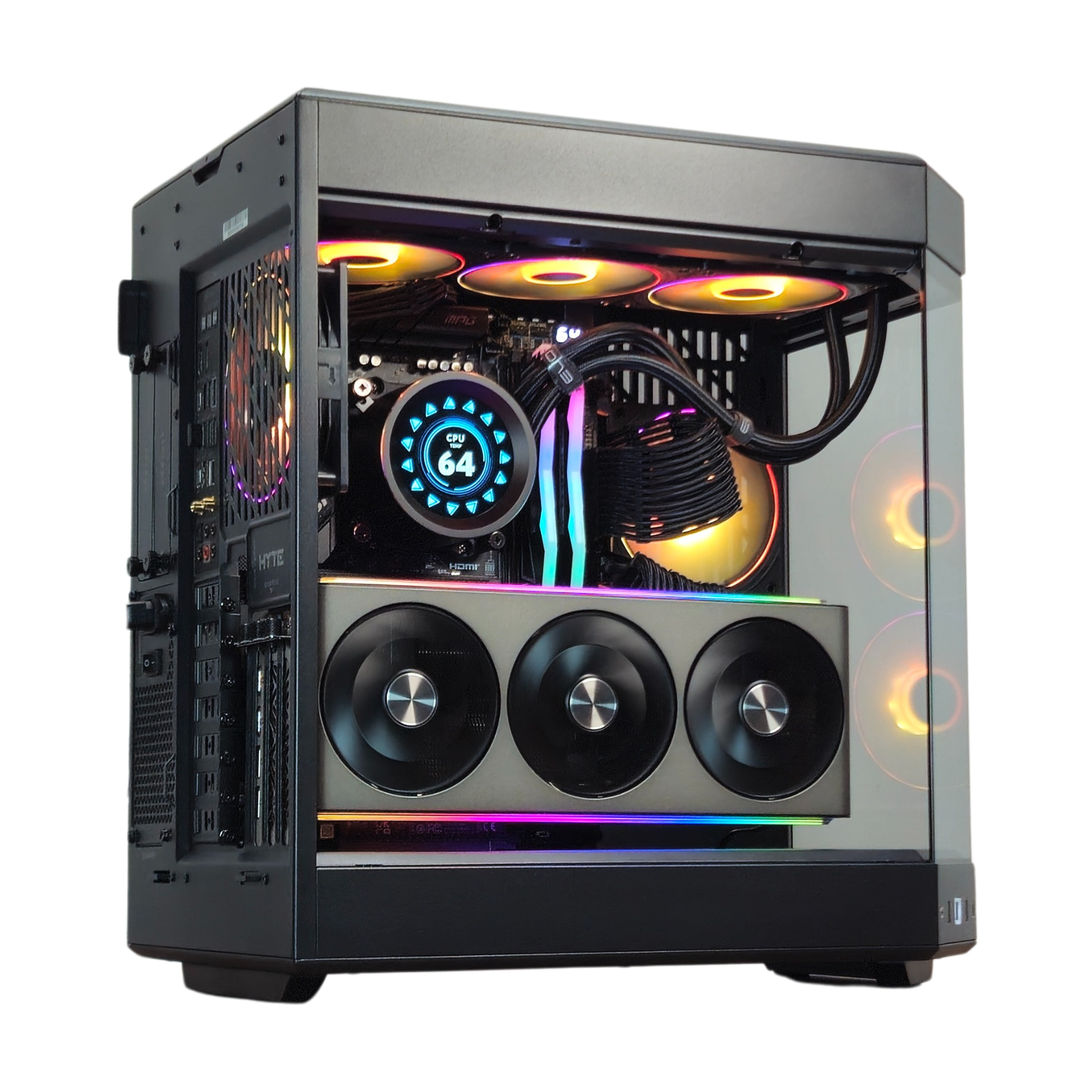 Black Mamba V2 - Custom Gaming PC - RYZEN 7 7800X3D - RX 9070XT 16GB - 32GB DDR5 - 4TB SSD - AI & VR Ready