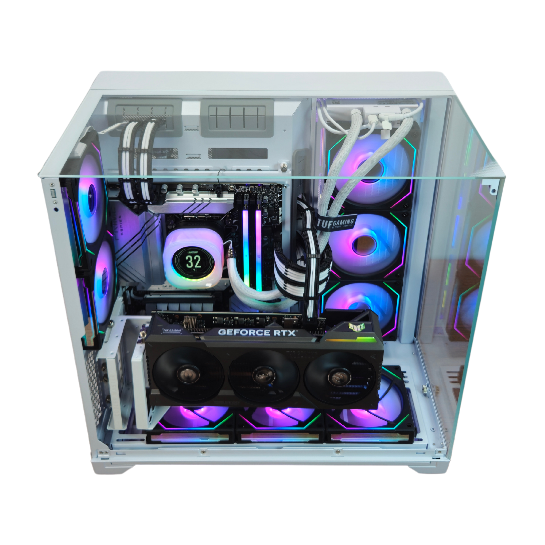 SnowFall Ultra V2 - Intel i9 14th - RTX 5080 - 32GB DDR5 - 2TB M.2 SSD - Desktop Gaming PC