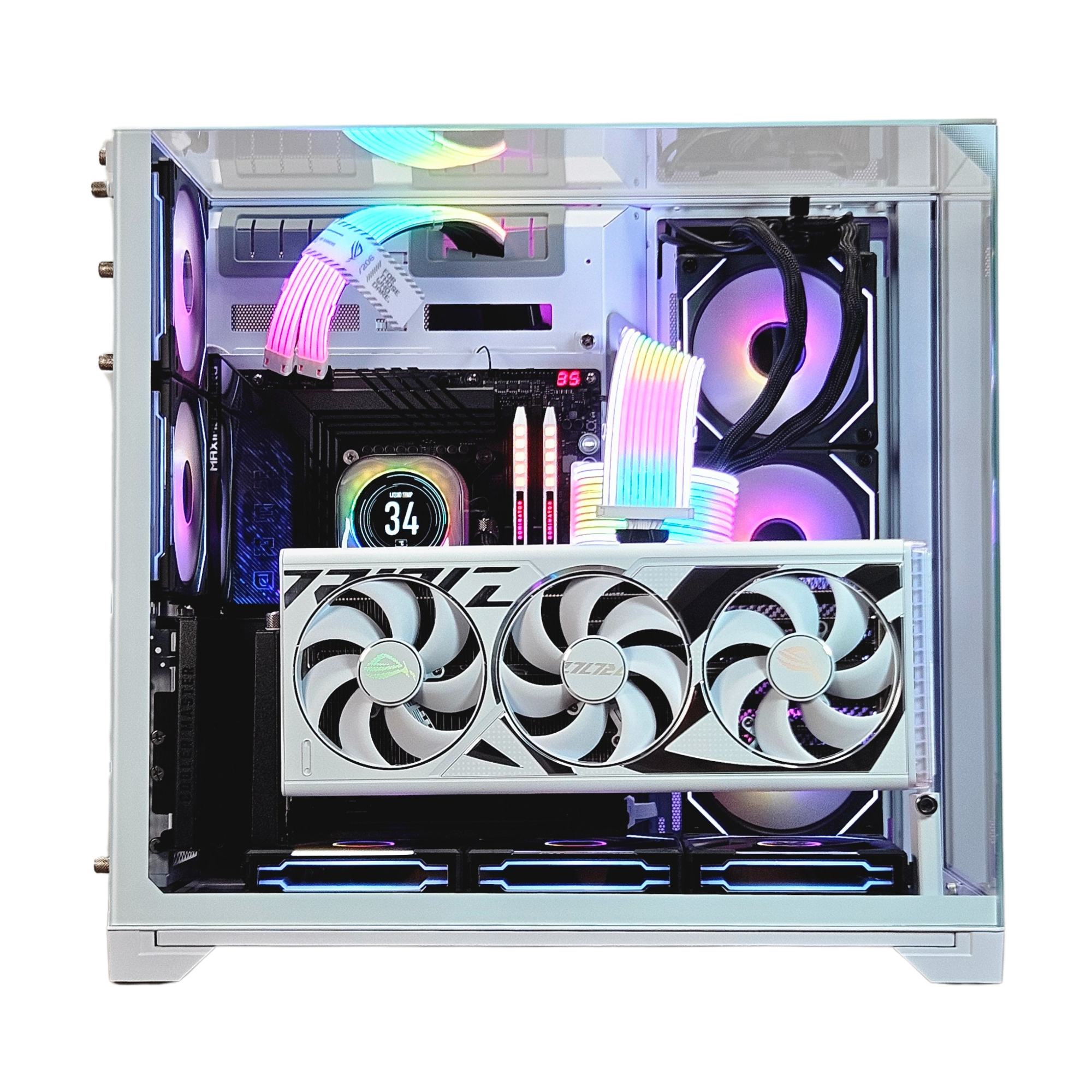 White Privilege™ V3 Gaming PC - Ryzen 7 9800X3D - RTX 5090 Asus Astral - ASUS ROG Z790 HERO MAXIMUS - 2TB M.2 SSD + 2TB M.2 SSD