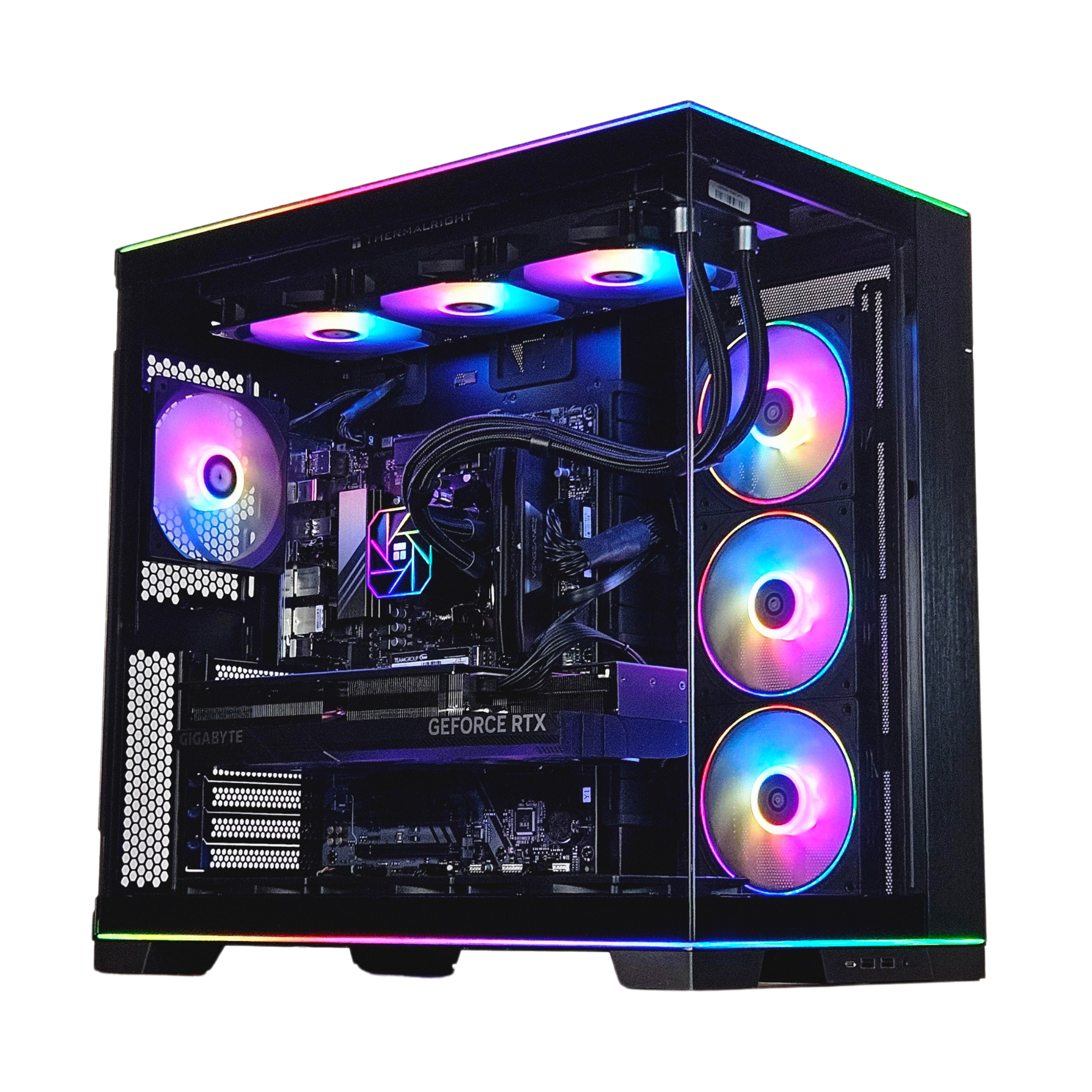 Dark Knight Gaming PC - RYZEN 7-9800X3D - RTX 5070 - 32GB DDR5 - 2TB M.2 SSD + Gaming Mouse & Keyboard
