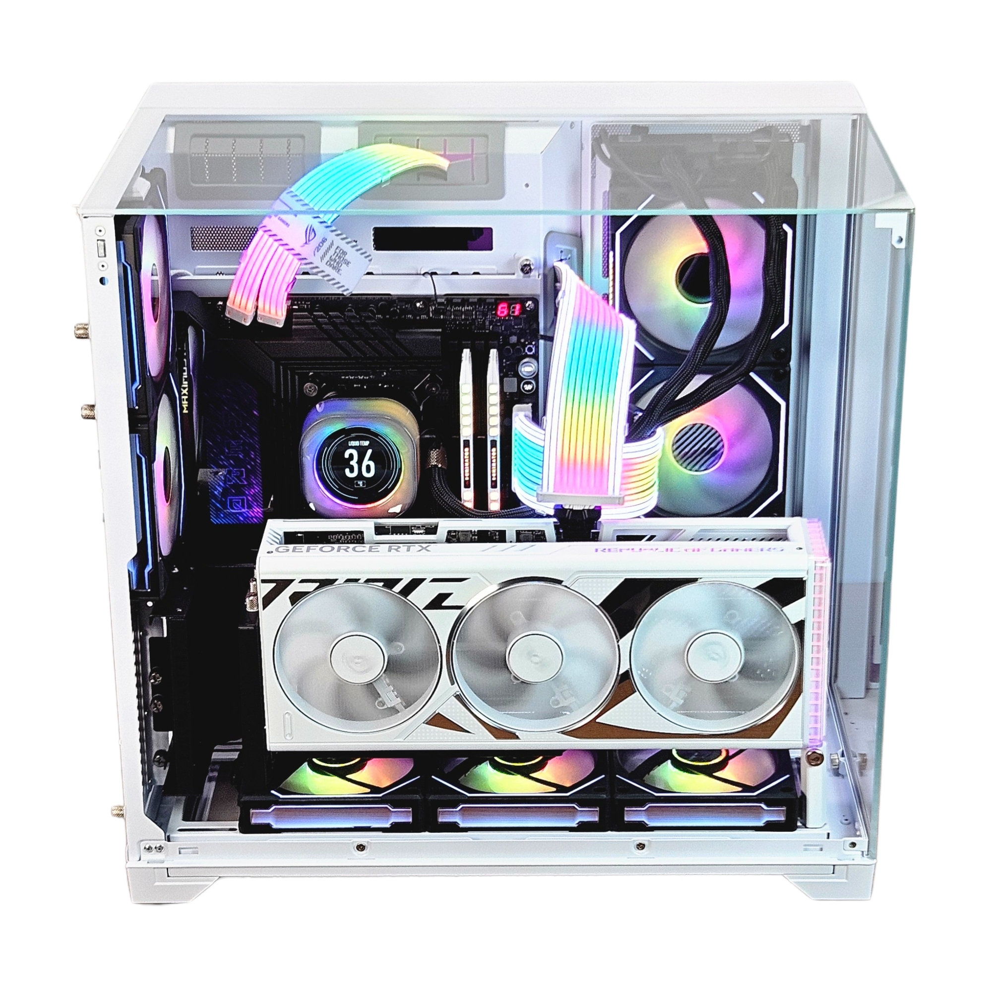 White Privilege™ V3 Gaming PC - Ryzen 7 9800X3D - RTX 5090 Asus Astral - ASUS ROG Z790 HERO MAXIMUS - 2TB M.2 SSD + 2TB M.2 SSD