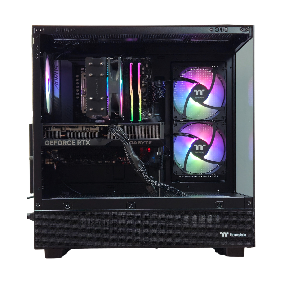 Bespoke Axion V1 Gaming PC - Ryzen 7 7800X3D - RTX 5060 - 2TB SSD - 32GB DDR5 - Windows 11 Pro - WiFi Bluetooth - KOORUI 24.5 Inch Gaming Monitor 200Hz - Gaming Keyboard Mouse Combo