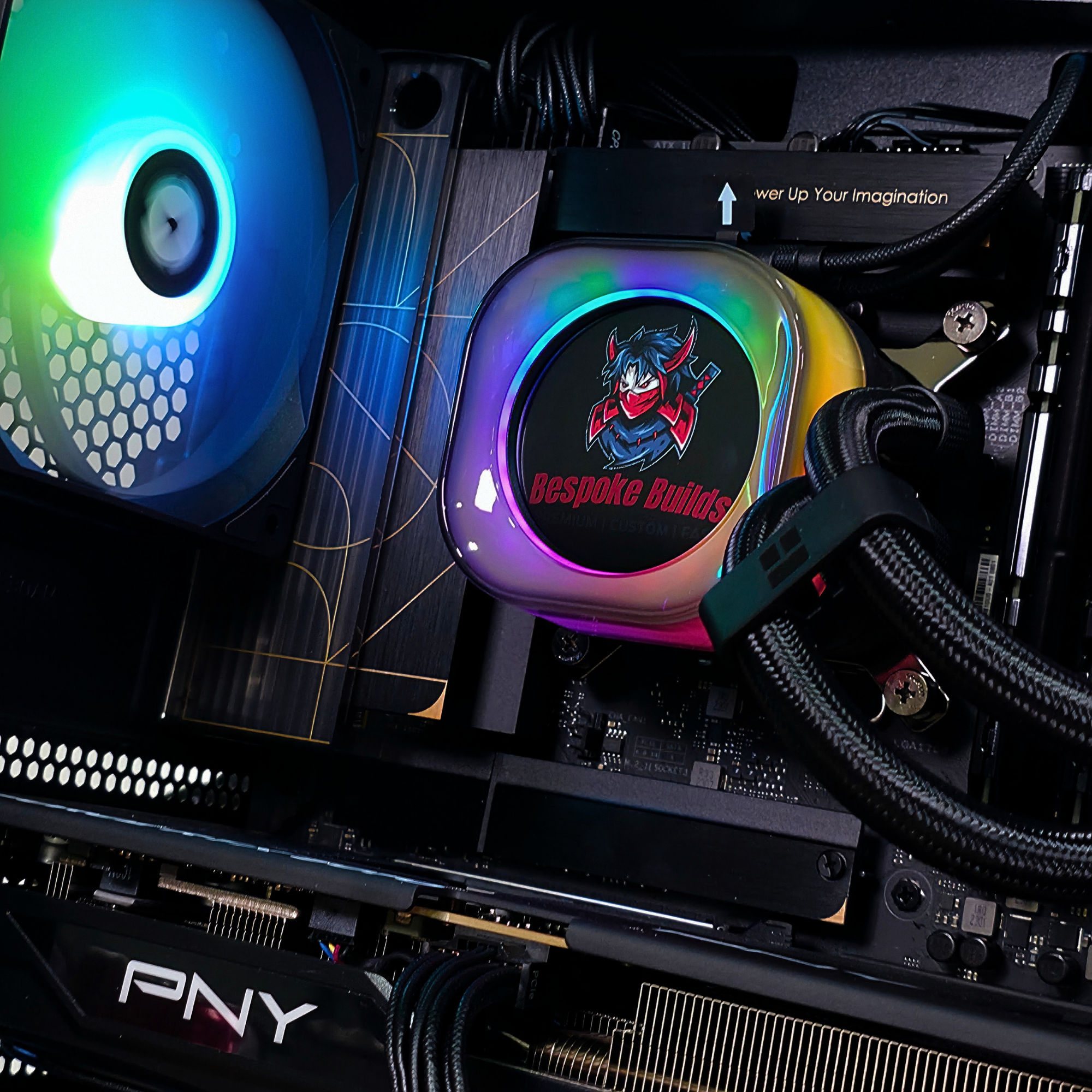 Bespoke Builds PULSE Gaming PC – Intel Core i9-14900, NVIDIA GeForce RTX 5070 12GB, 64GB DDR4 RAM, 2TB WD SN850X SSD, ASUS ProArt B760-Creator, Corsair LCD 240mm Cooler, Windows 11 Pro, RTX 5070 Ti & RTX 5080 Upgrades Available – Prebuilt Gaming Desktop