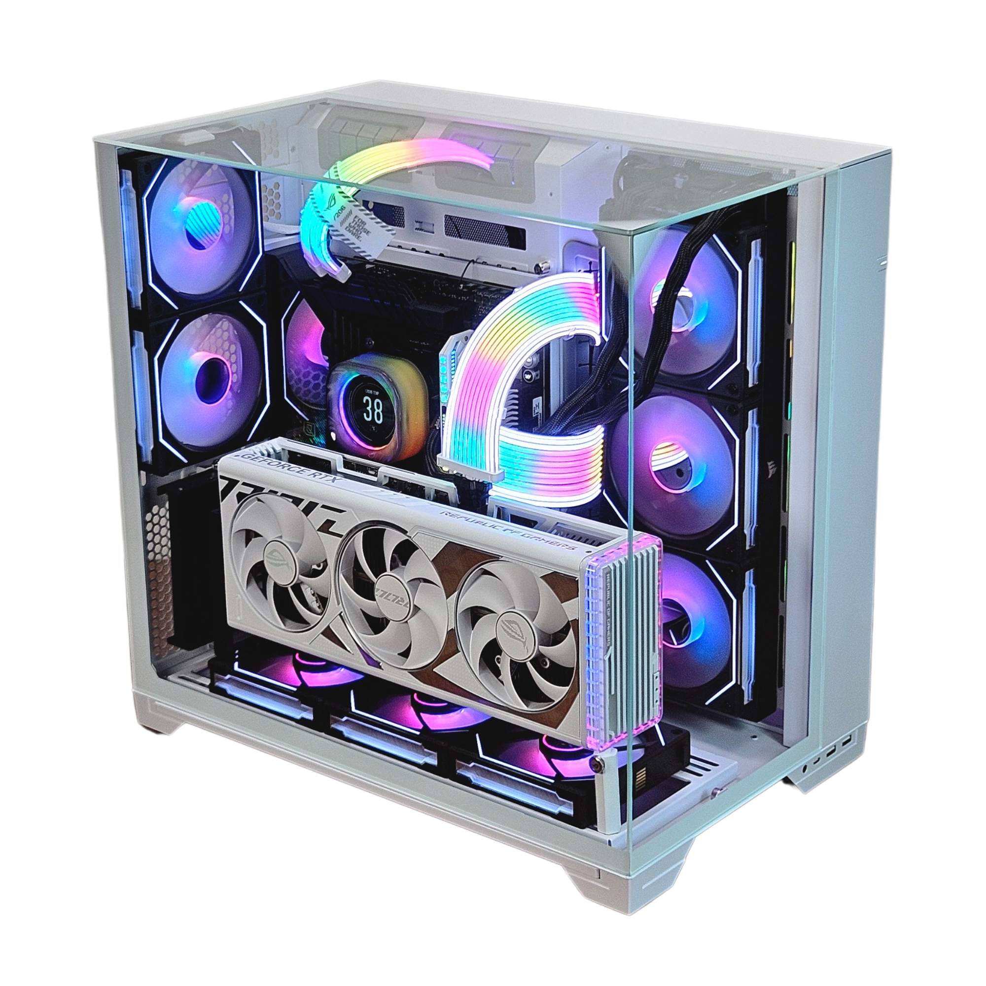 White Privilege™ V3 Gaming PC - Ryzen 7 9800X3D - RTX 5090 Asus Astral - ASUS ROG Z790 HERO MAXIMUS - 2TB M.2 SSD + 2TB M.2 SSD