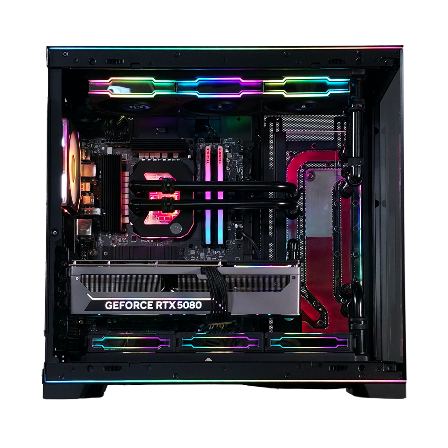Atom Ultimate - Gaming & Creator Powerhouse | Custom Hard Line Water-Cooled PC | RTX 5080 | Ryzen 7 9800X3D | 64GB DDR5 | 4TB NVMe