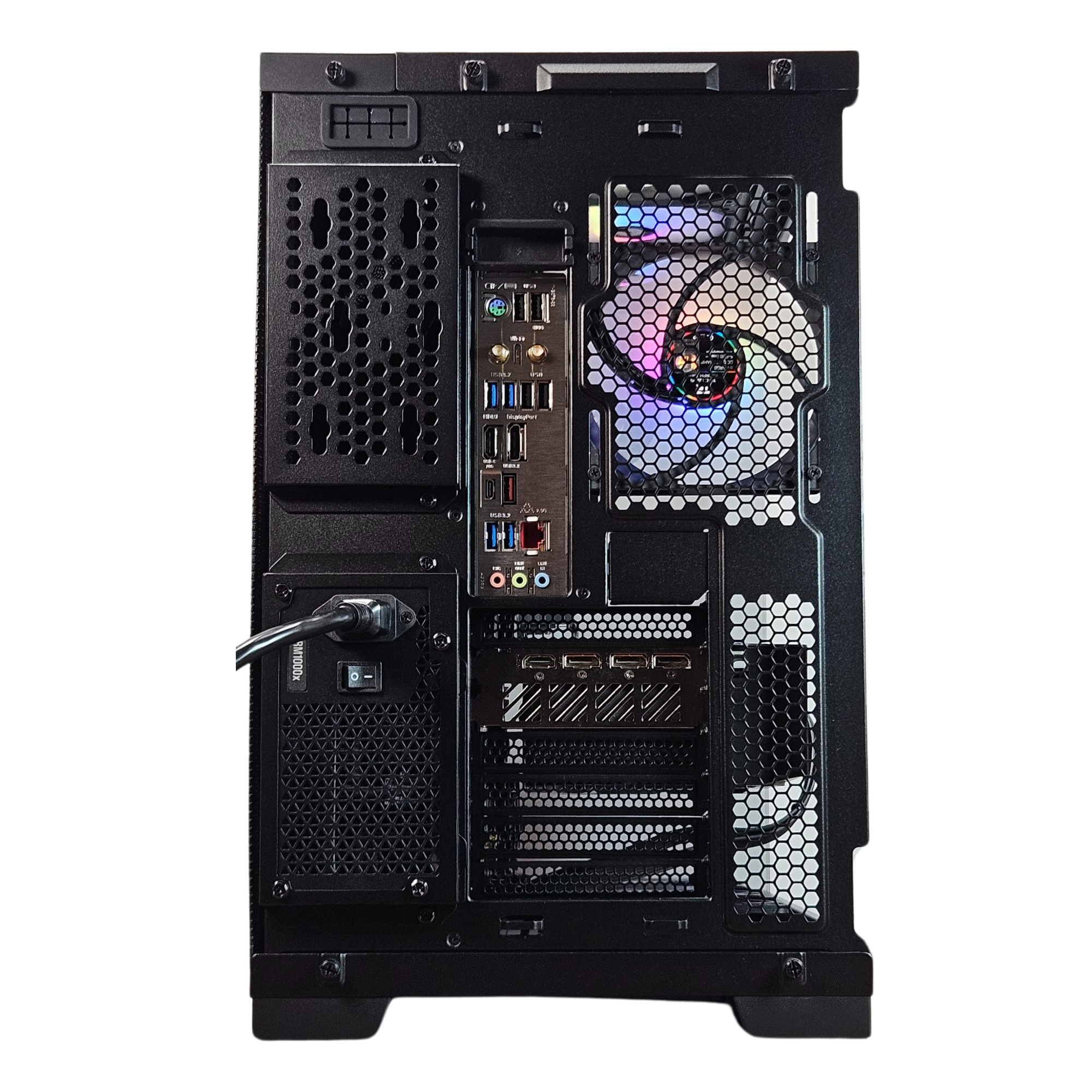 Dark Knight V2 Gaming PC - RTX 5080 - Ryzen 7 9800X3D - 32GB DDR5 RAM - 2TB M.2 SSD - Windows 11 Pro - AI & VR Ready