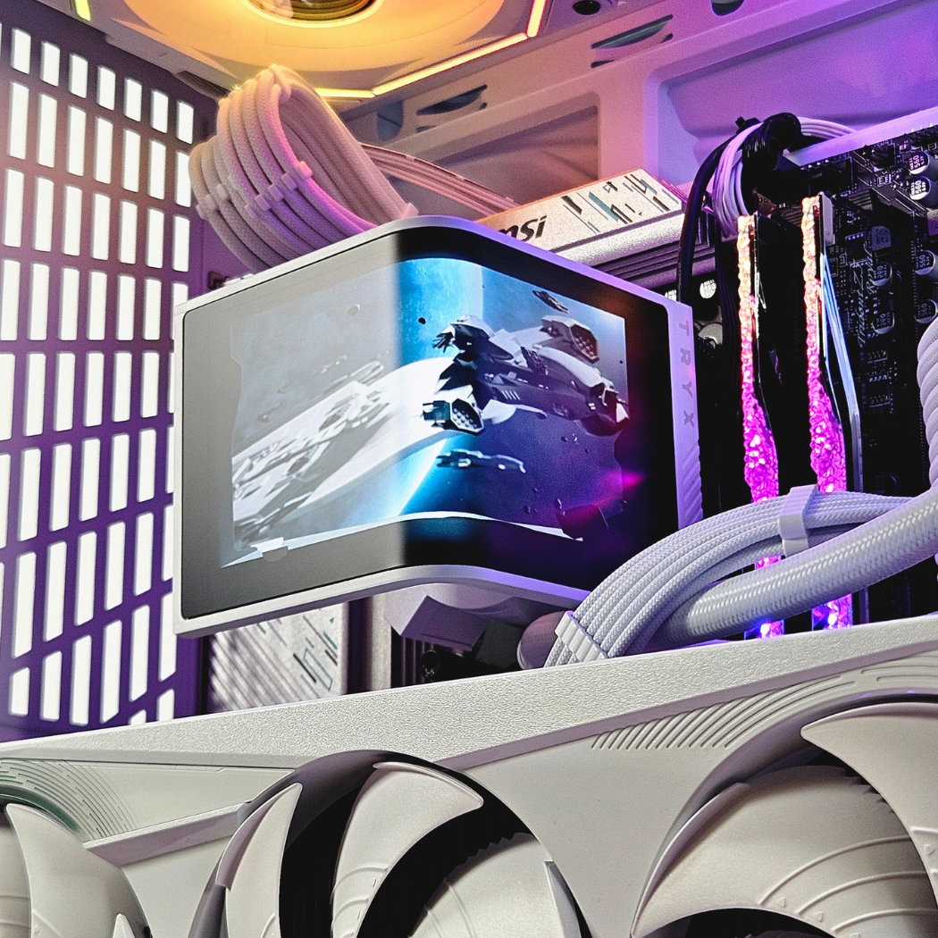 SnowFall Infinite Gaming PC - AMD Ryzen 7 9800X3D - RTX 5080 - 32GB DDR5 - 2TB SSD - Hyte Y70 Touch Infinite - TRYX LCD Cooler - Windows 11 Pro - Ai & VR Ready