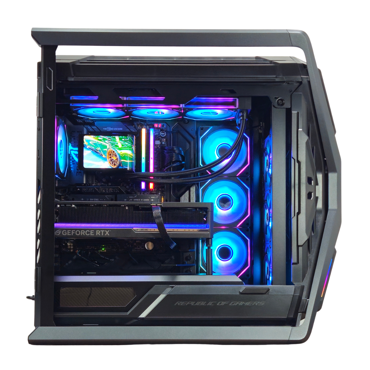 Gaming Desktop PC - RYZEN 9 9900X3D - RTX 5090 - 4TB SSD - 96GB DDR5 - 1200W - AI & VR Compatible Gaming PC