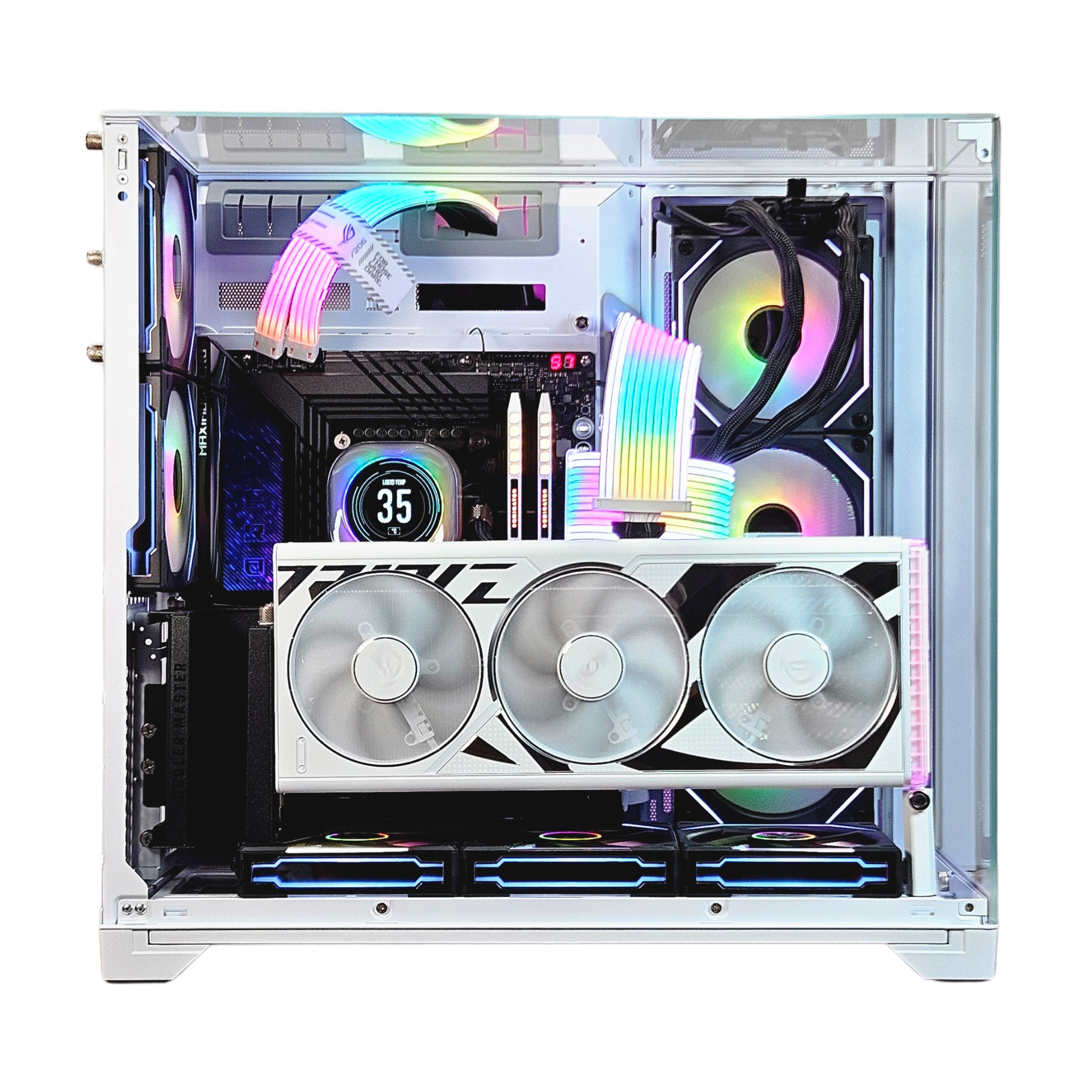 White Privilege™ V3 Gaming PC - Ryzen 7 9800X3D - RTX 5090 Asus Astral - ASUS ROG Z790 HERO MAXIMUS - 2TB M.2 SSD + 2TB M.2 SSD