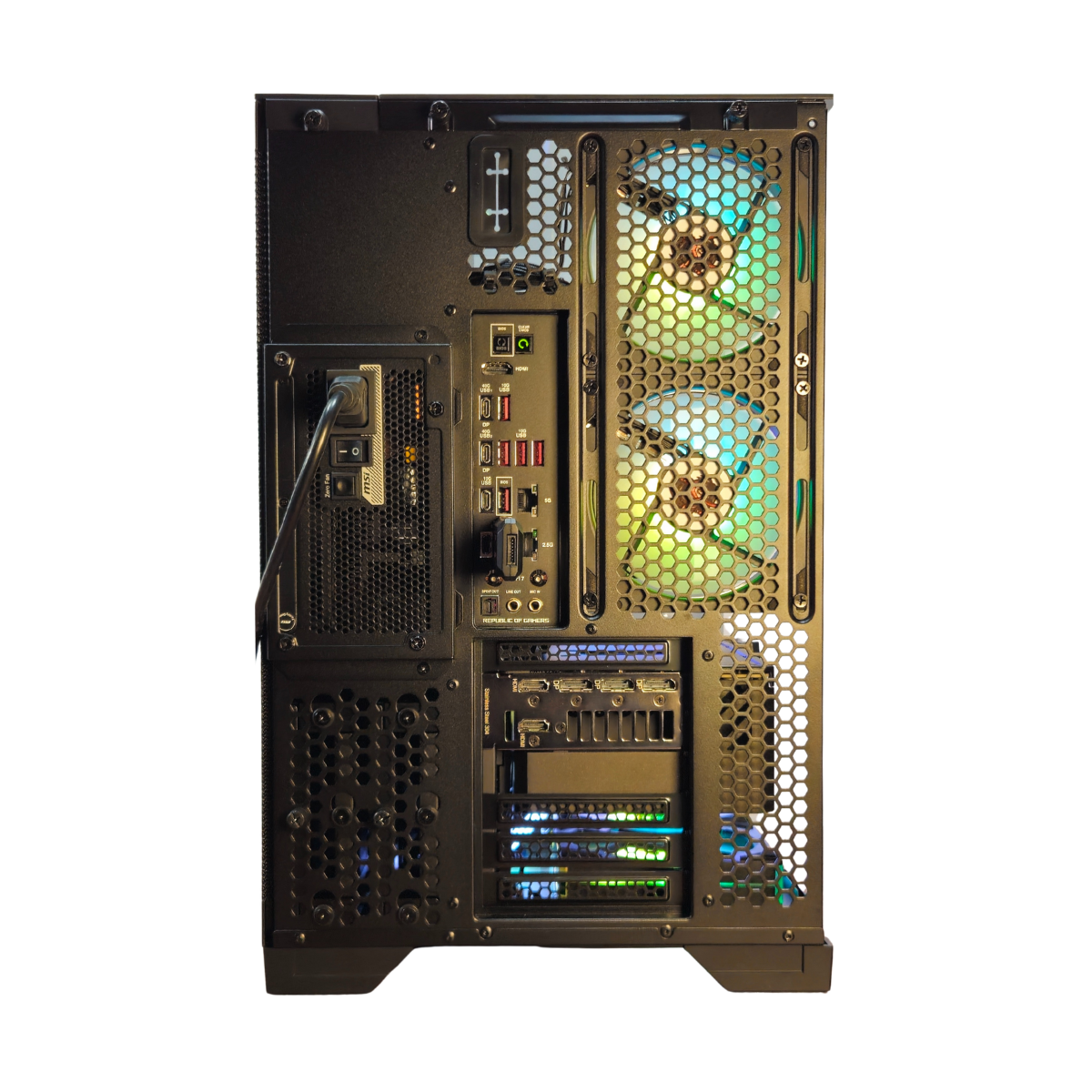 Bespoke Obsidian Gaming PC 2.0 - Ryzen 7 9800X3D - RTX 5080 - 32GB DDR5 - 2TB M.2 SSD - 1050W PSU - AI & VR Compatible Gaming PC