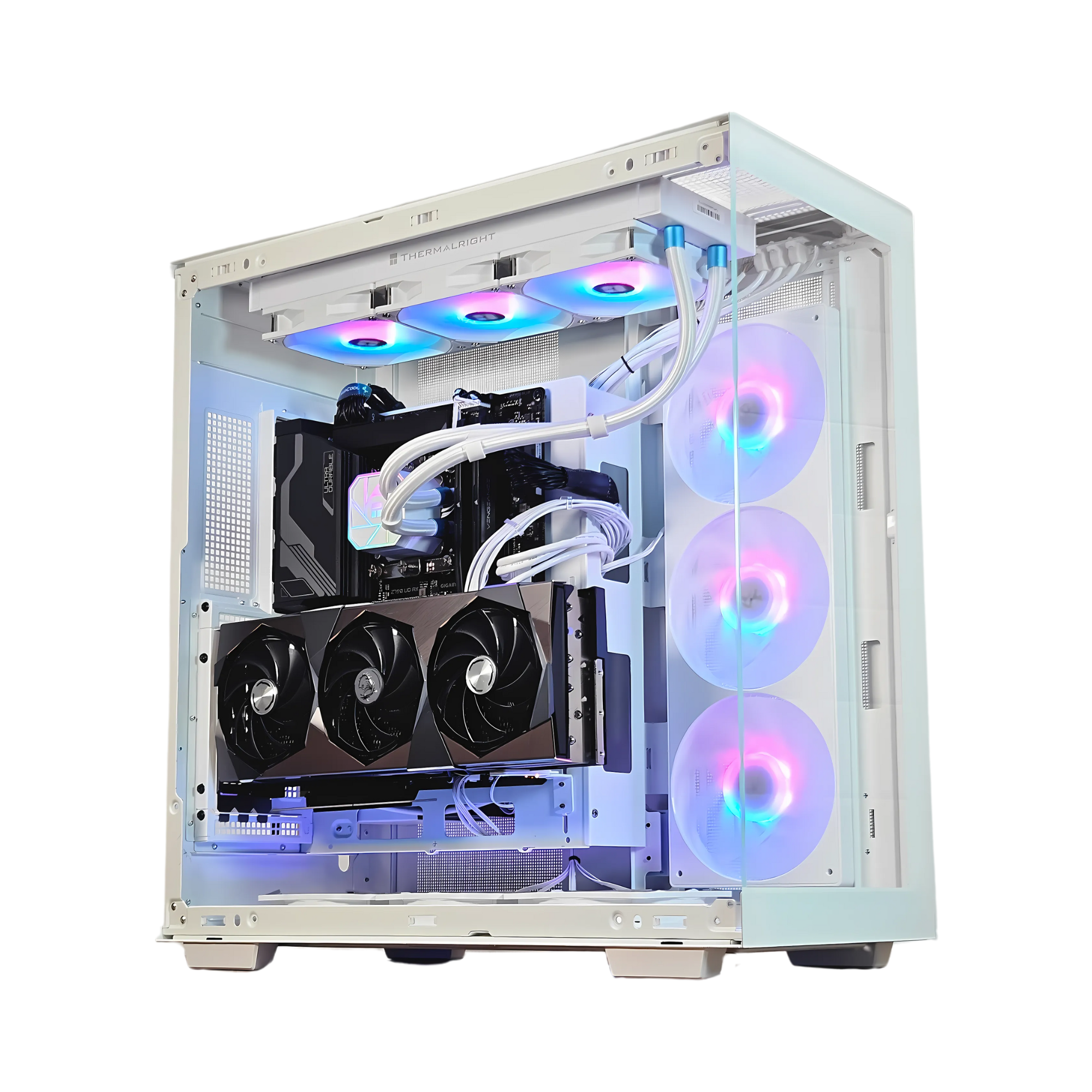 SnowFall Gaming PC | Intel i9 14th | RTX 4080 Super | 32GB DDR5 | 2TB M.2 SSD + Gaming Keyboard & Mouse