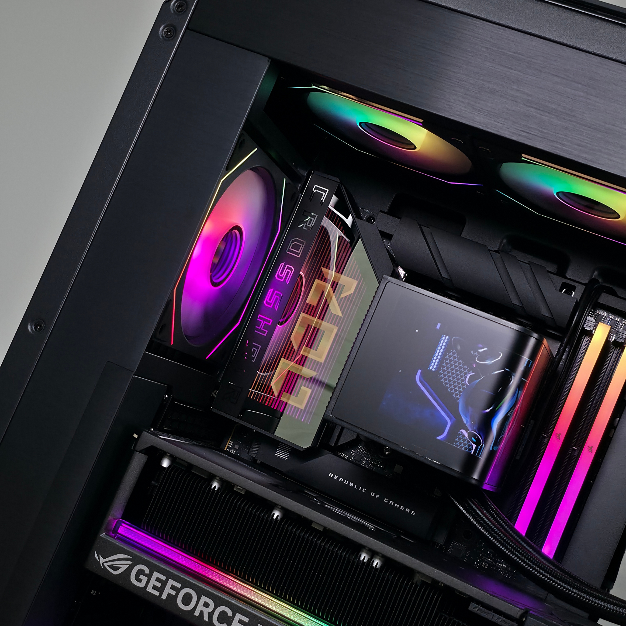 Bespoke Builds Flagship Gaming PC – AMD Ryzen 9 9950X3D 16-Core, NVIDIA GeForce RTX 5090 32GB BTF Edition OC, 96GB Corsair Vengeance DDR5, 4TB Gen5 NVMe SSD, ROG Crosshair X870E Hero – Prebuilt Gaming Desktop Computer