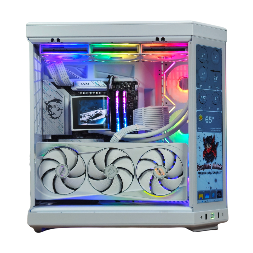 SnowFall Infinite Gaming PC - AMD Ryzen 7 9800X3D - RTX 5080 - 32GB DDR5 - 2TB SSD - Hyte Y70 Touch Infinite - TRYX LCD Cooler - Windows 11 Pro - Ai & VR Ready