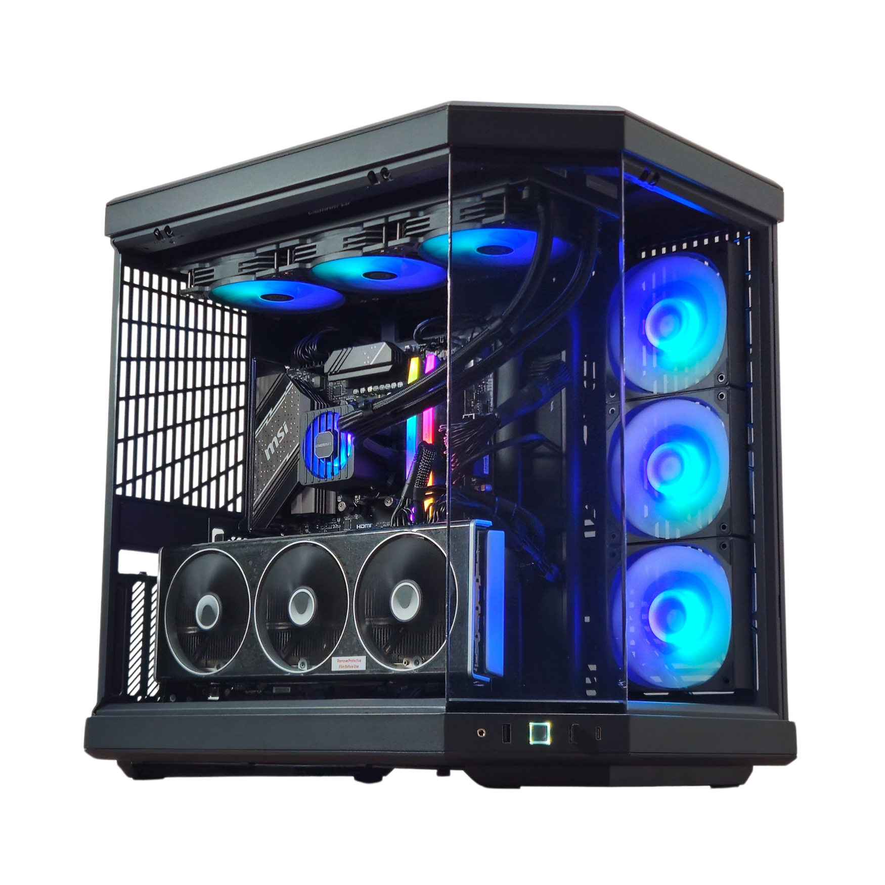 Black Mamba V2 - Custom Gaming PC - RYZEN 7 7800X3D - RX 7900XTX 24GB - 2TB SSD + 2TB SSD
