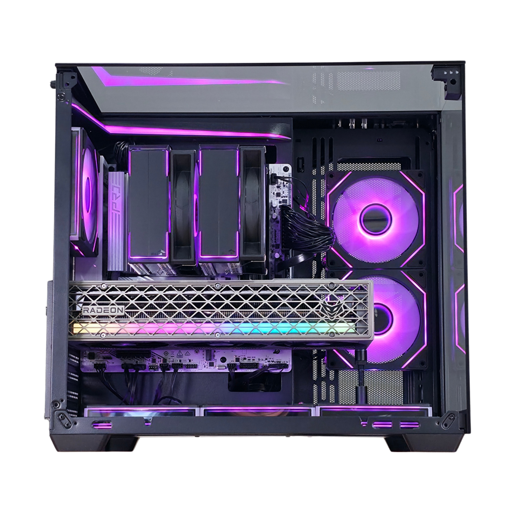 Bespoke Builds ECLIPSE Gaming PC – AMD Ryzen 7 9800X3D 8-Core 5.2GHz, AMD Radeon RX 9070 16GB, 32GB DDR5 RAM, 2TB NVMe SSD, WiFi & Bluetooth, Windows 11 Pro, RX 9070 – Prebuilt Gaming Desktop Computer