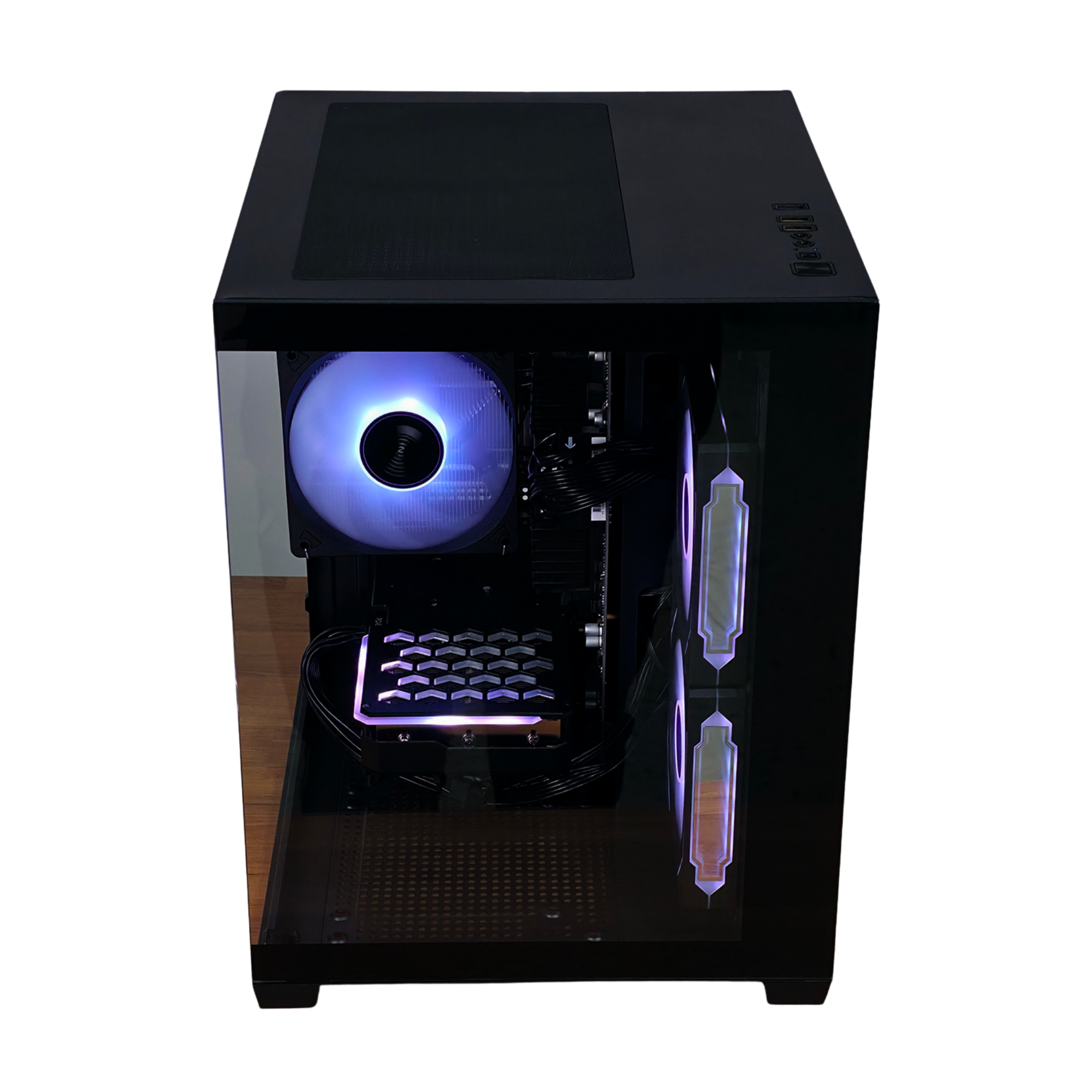 Atom Mini Gaming PC – AMD Ryzen 5 3600 6-Core 4.2GHz, NVIDIA GeForce RTX 3060 Ti 8GB, 16GB DDR4 RAM, 512GB SSD, WiFi & Bluetooth, Windows 11 Pro, FREE Gaming Keyboard & Mouse – Prebuilt Gaming Desktop Computer