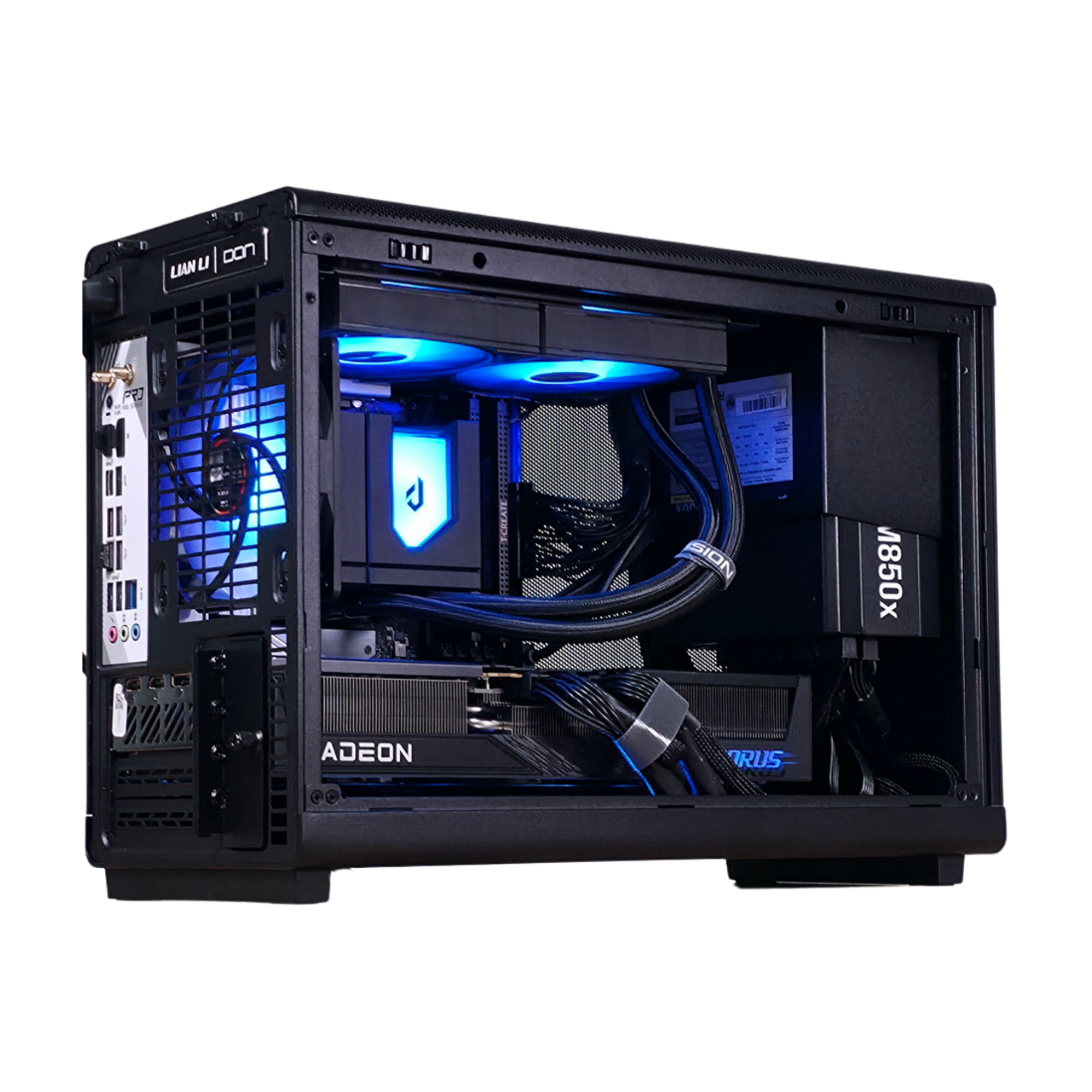 CUBE Compact Gaming PC – AMD Ryzen 7 7800X3D 8-Core, AMD Radeon RX 9070 XT 16GB, 32GB DDR5 RAM, 2TB SSD, Lian Li A3 Case, 240mm Liquid Cooler, Windows 11 Pro, SteamOS Option Available – Steam Machine Alternative Small Form Factor Desktop