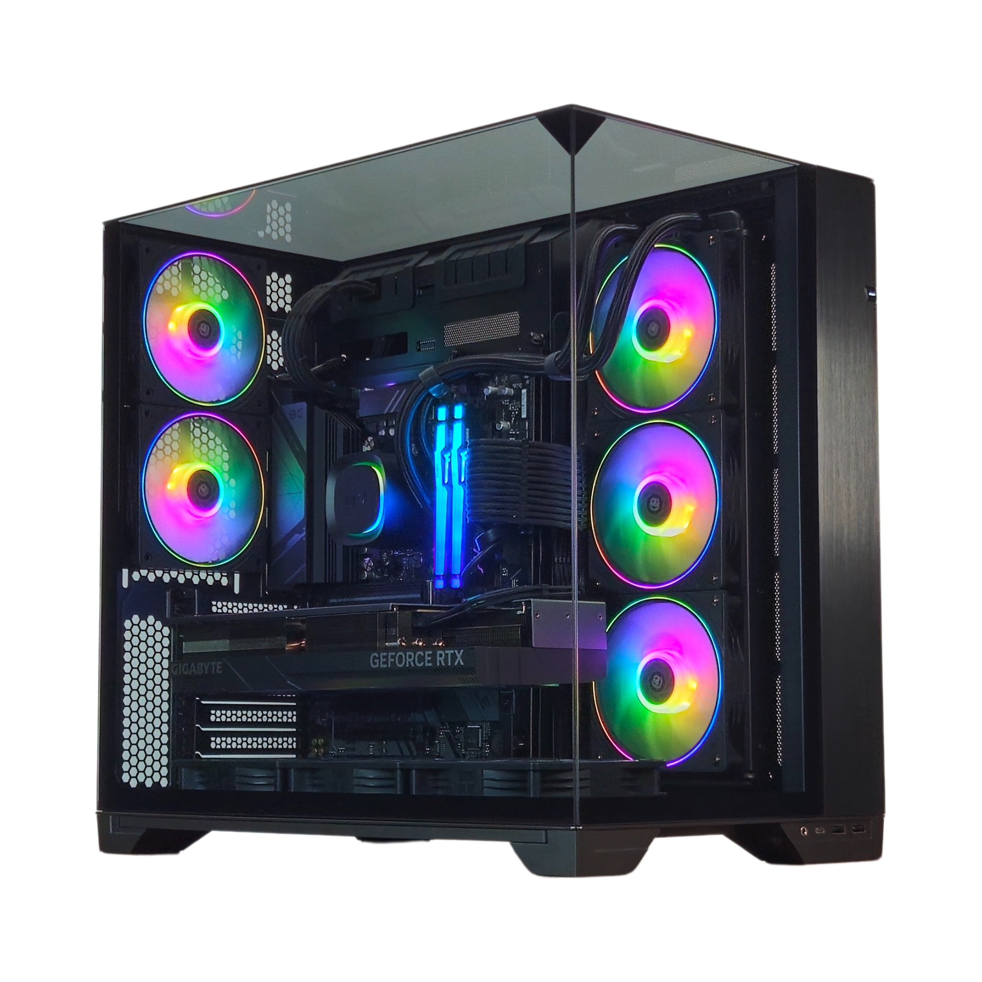 Bespoke Obsidian Gaming PC | Ryzen 7 9800X3D | RTX 5070Ti | 32GB DDR5 | 2TB M.2 SSD | 850W PSU |AI & VR Compatible Gaming PC