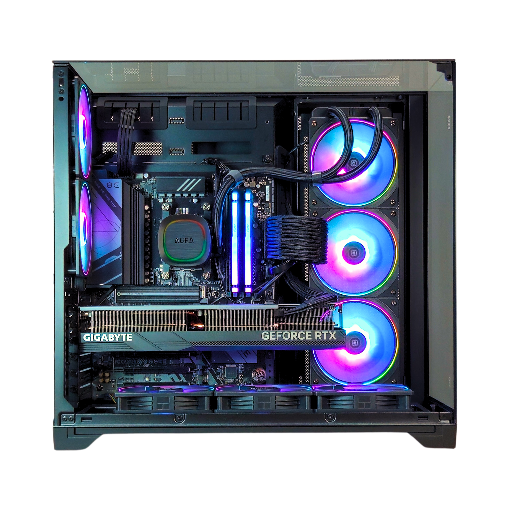 Bespoke Obsidian Gaming PC | Ryzen 7 9800X3D | RTX 5070Ti | 32GB DDR5 | 2TB M.2 SSD | 850W PSU |AI & VR Compatible Gaming PC