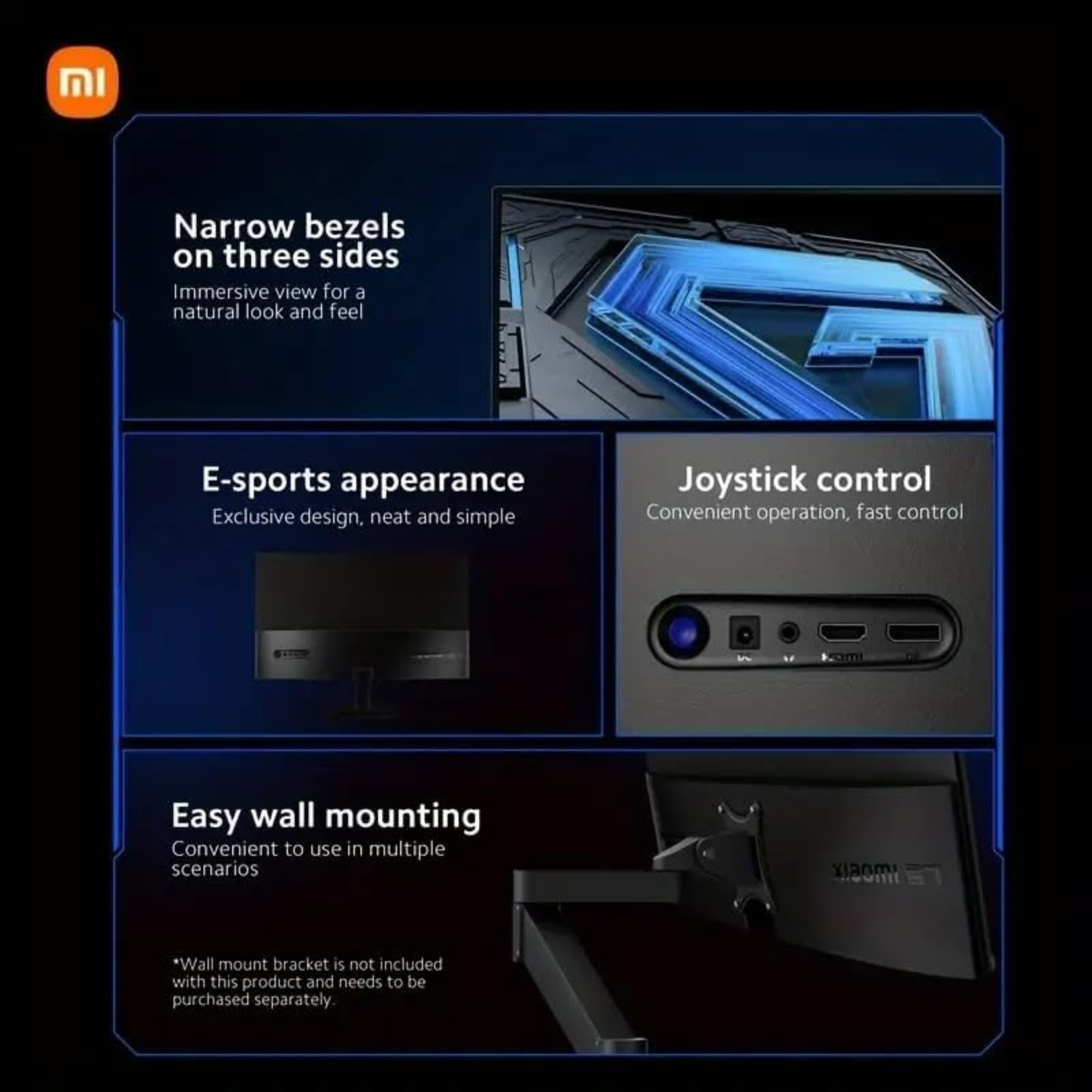 Xiaomi 165Hz 1ms 1080p 27in Gaming Monitor